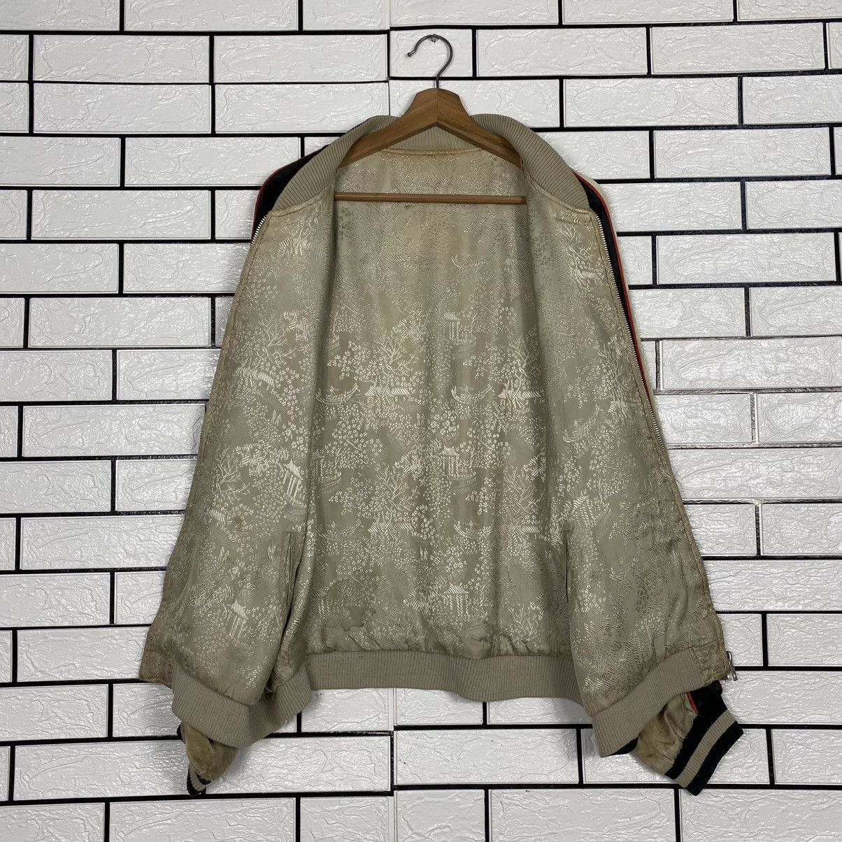 Japanese Brand 🔥Vintage Reversible Souvenir Sukajan Jacket Embroidery Toyo Size US L / EU 52-54 / 3 - 16 Thumbnail