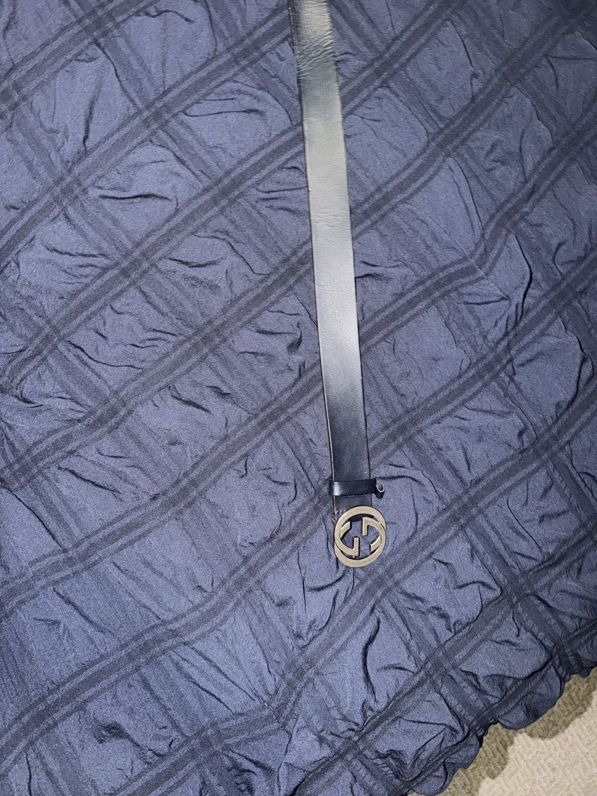 Gucci Gucci belt silver emblem Size 32 - 4 Thumbnail