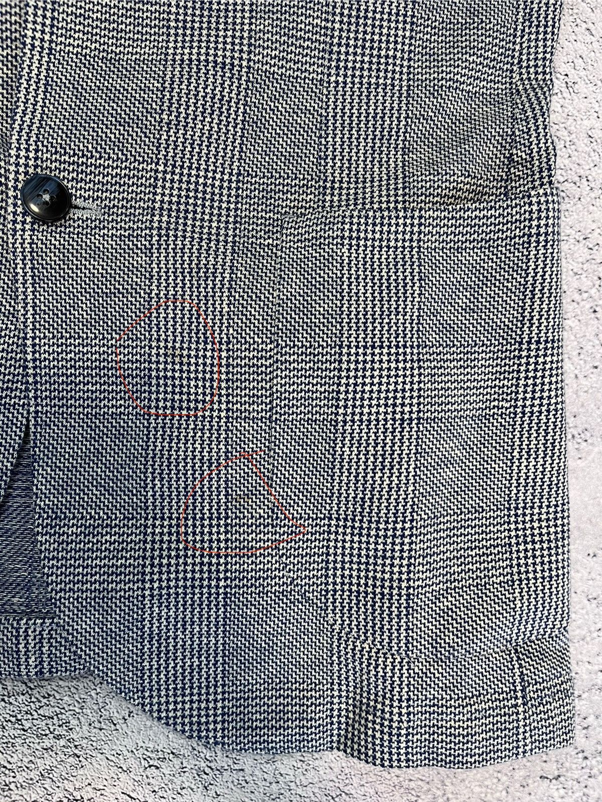 L.B.M. 1911 L.B.M.1911 Men’s Blazer Dandy Jacket Linen Cotton Tailored Size 50R - 20 Thumbnail