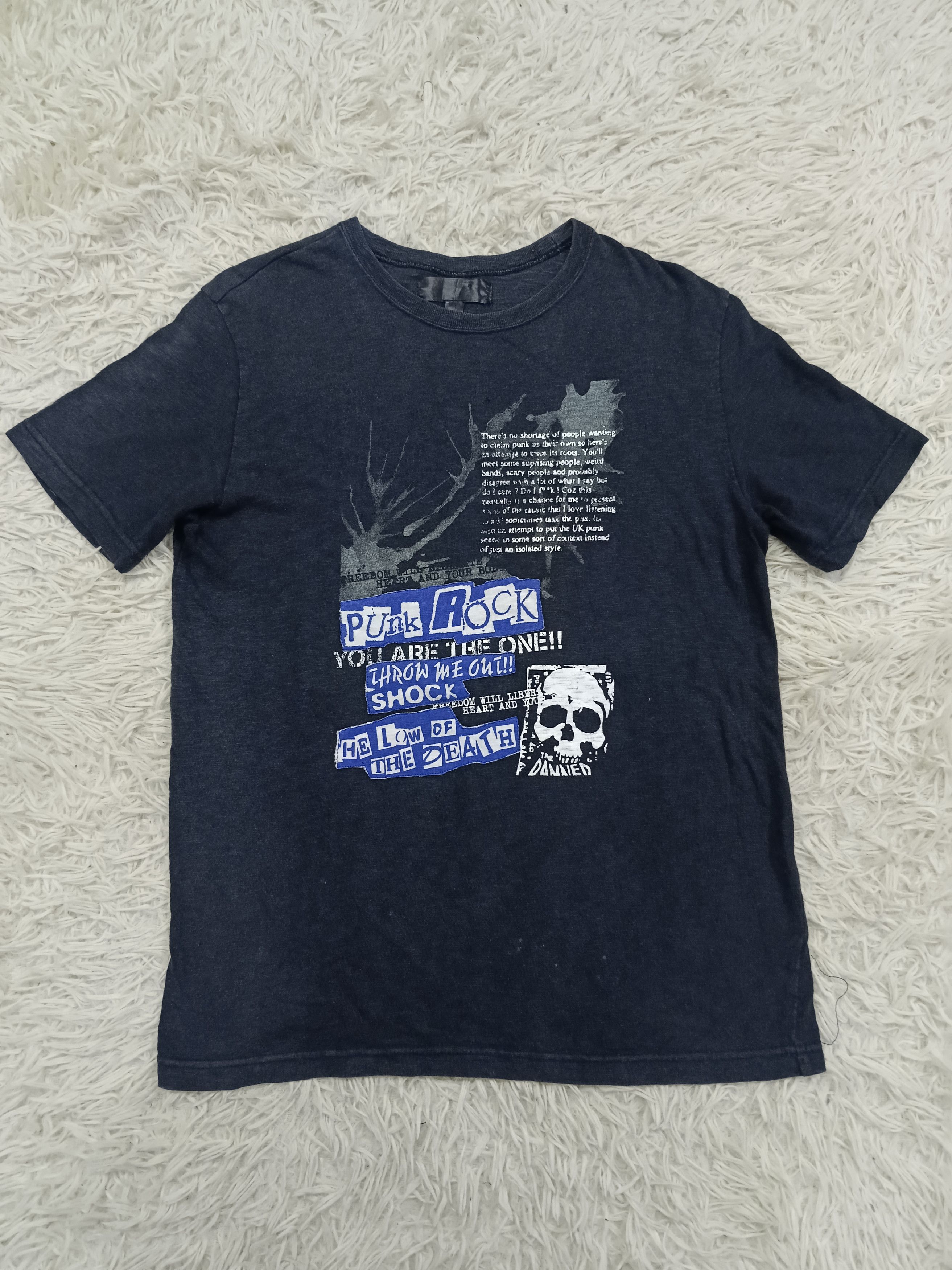 Band Tees DISTRESSED PUNK ROCK THE DAMMED Size US M / EU 48-50 / 2 - 1 Thumbnail