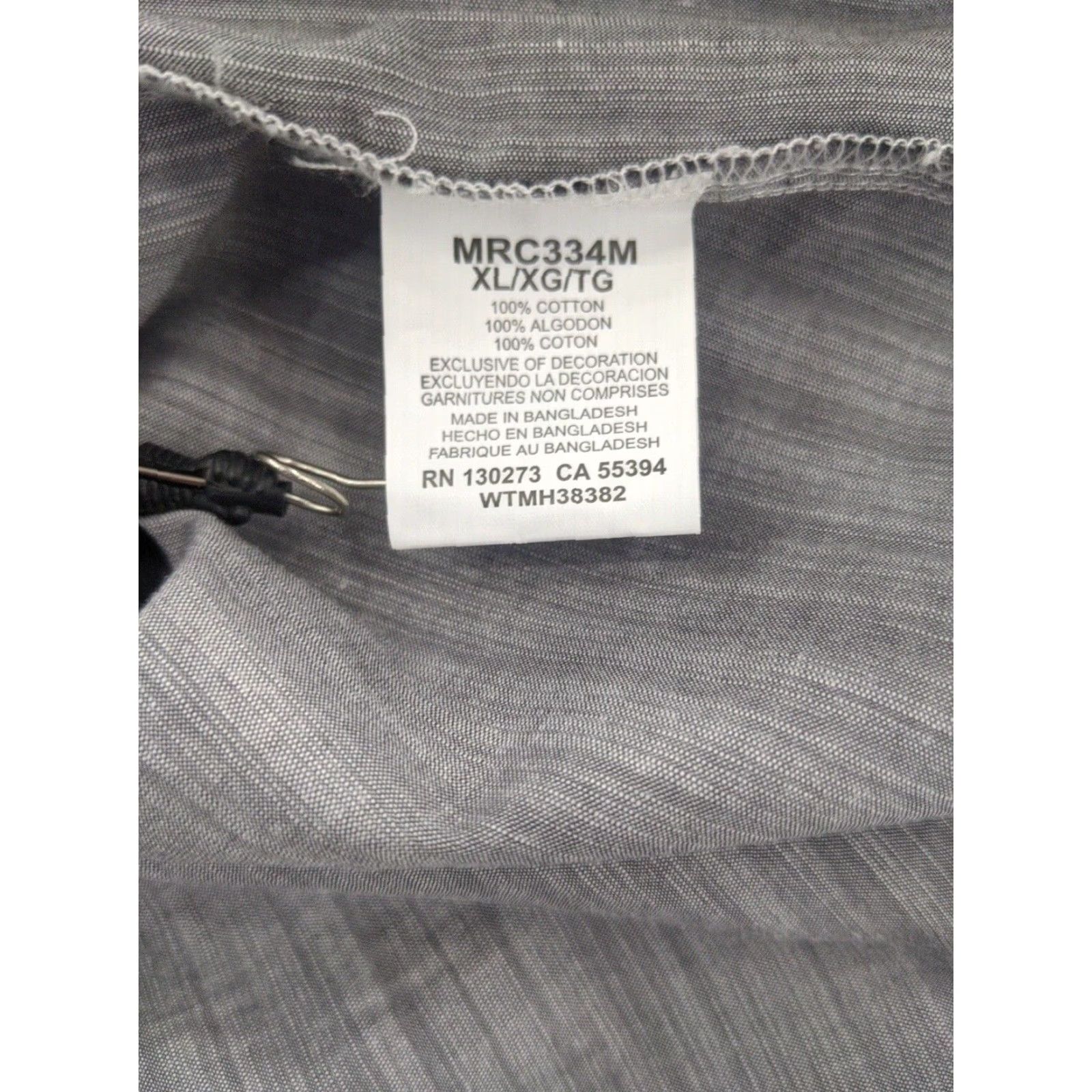 Wrangler Wrangler Rock 47 Button-Up Shirt Mens XL Gray Long Sleeve Snap Collared Western Embroidered Size US XL / EU 56 / 4 - 7 Thumbnail