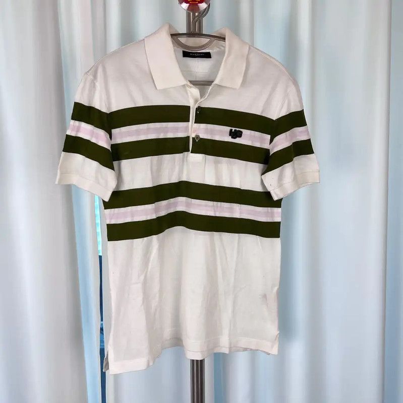 Givenchy Givenchy Striped Cotton Polo Shirt 0089 Size US M / EU 48-50 / 2 - 1 Thumbnail