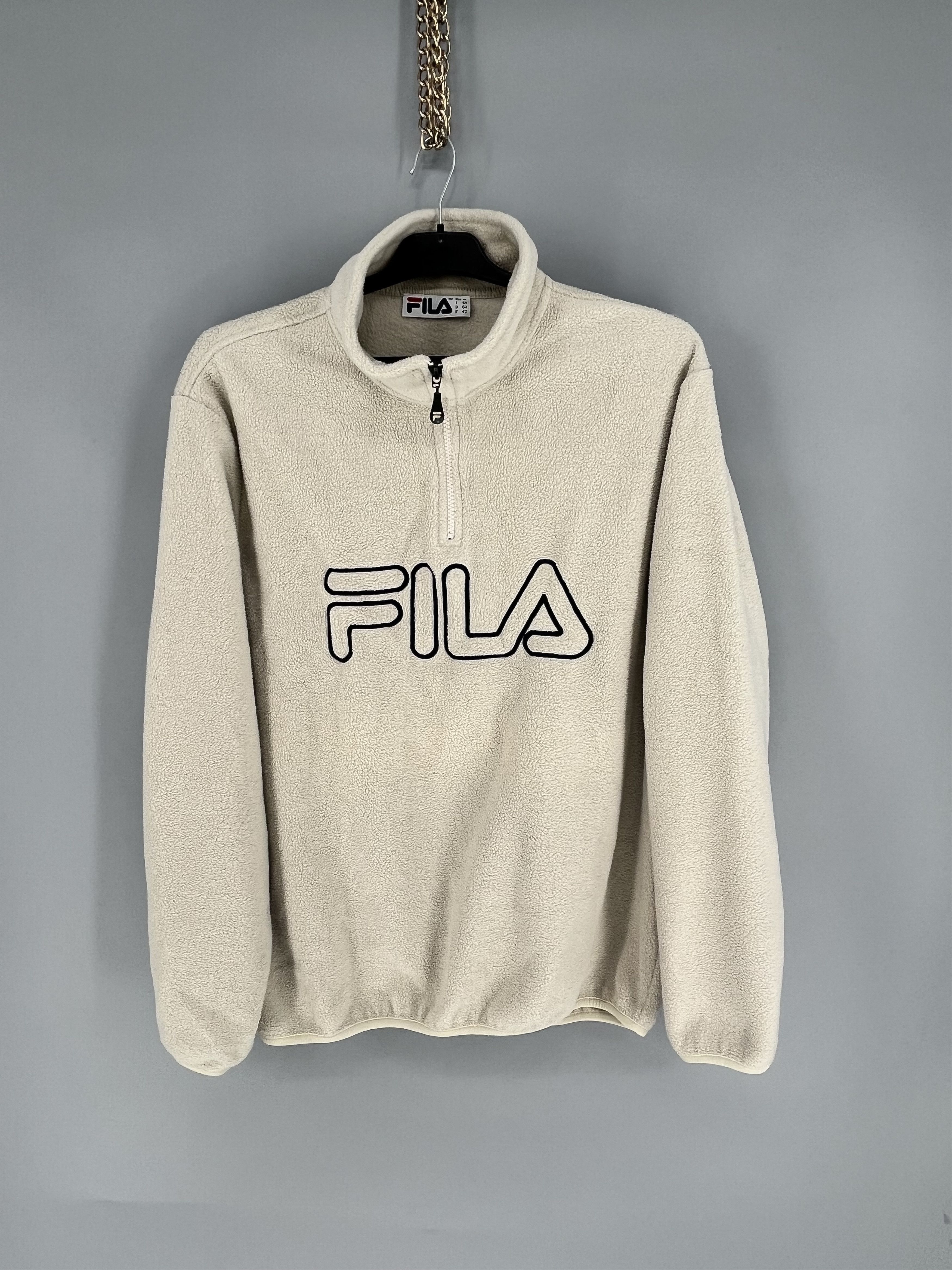 Fila Vintage Y2K Fila Fleece Sweatshirt Streetwear Skate Size US M / EU 48-50 / 2 - 1 Thumbnail