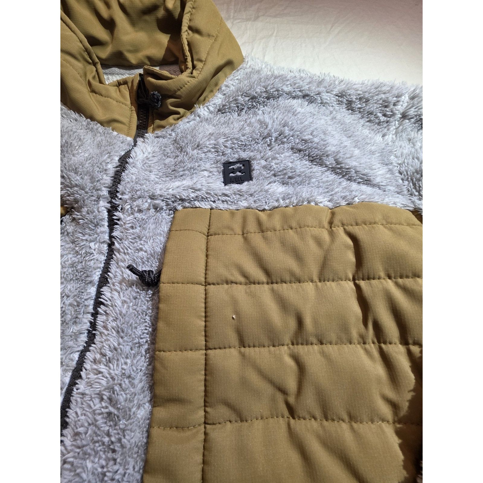 Billabong Billabong Mens A/Div Glacier Mock Neck Zip Up Grey/tan Size US XXL / EU 58 / 5 - 3 Thumbnail