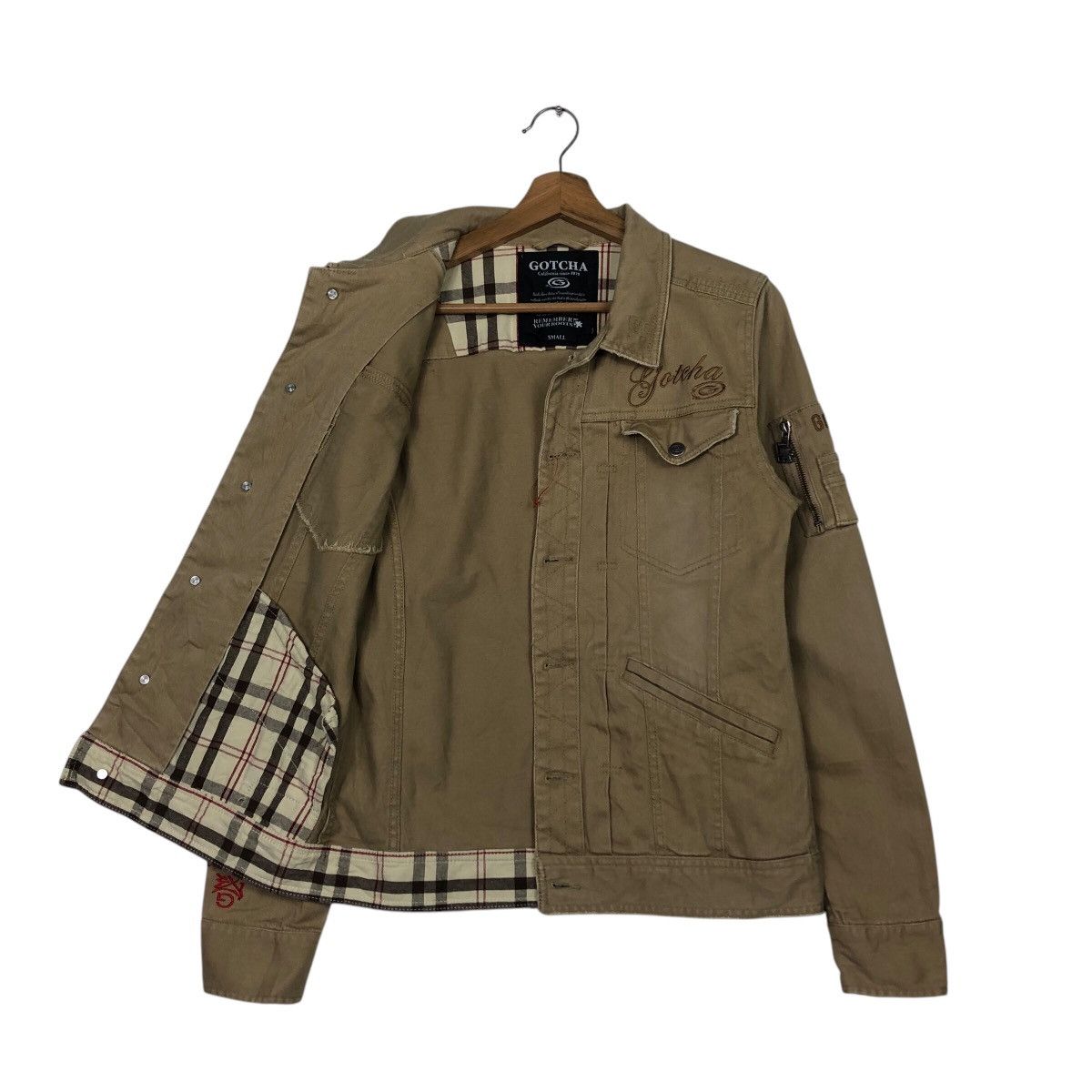 Japanese Brand 📌Vintage Biker Jacket Gotcha Punk Design Style Size US S / EU 44-46 / 1 - 12 Thumbnail