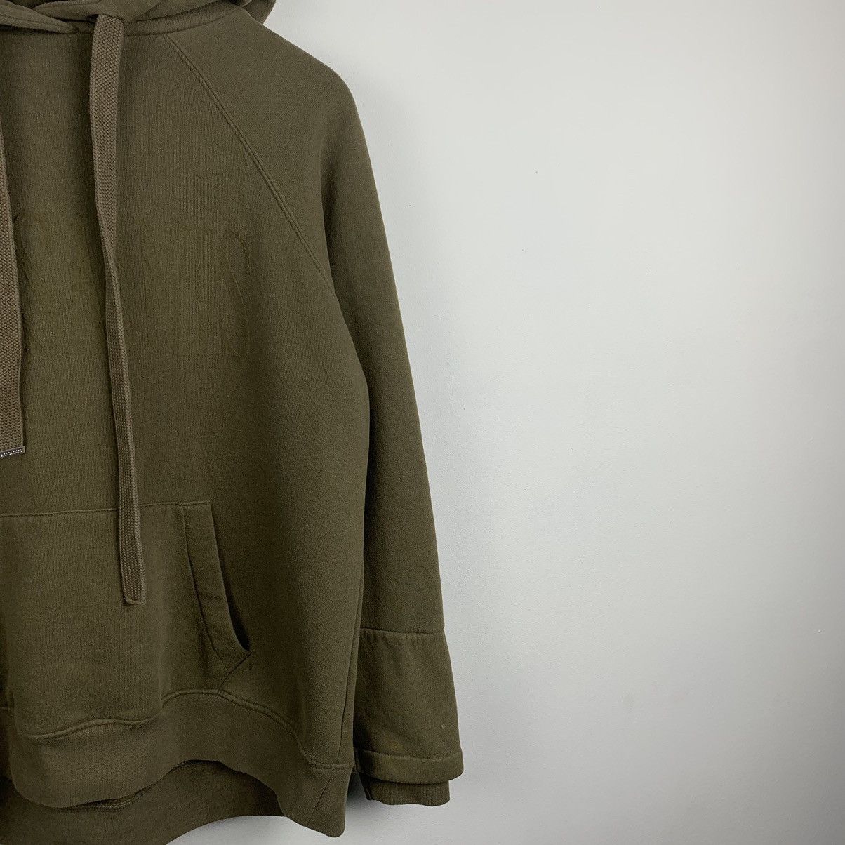 Allsaints Allsaints Big Logo Hoodie Khaki Green Designer Luxury Size XS / US 0-2 / IT 36-38 - 7 Thumbnail