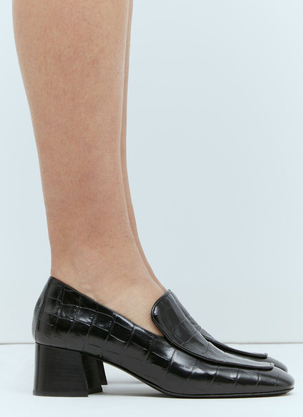 image of Toteme The Block-Heel Shoes Pumps in Black, Women's (Size 7)