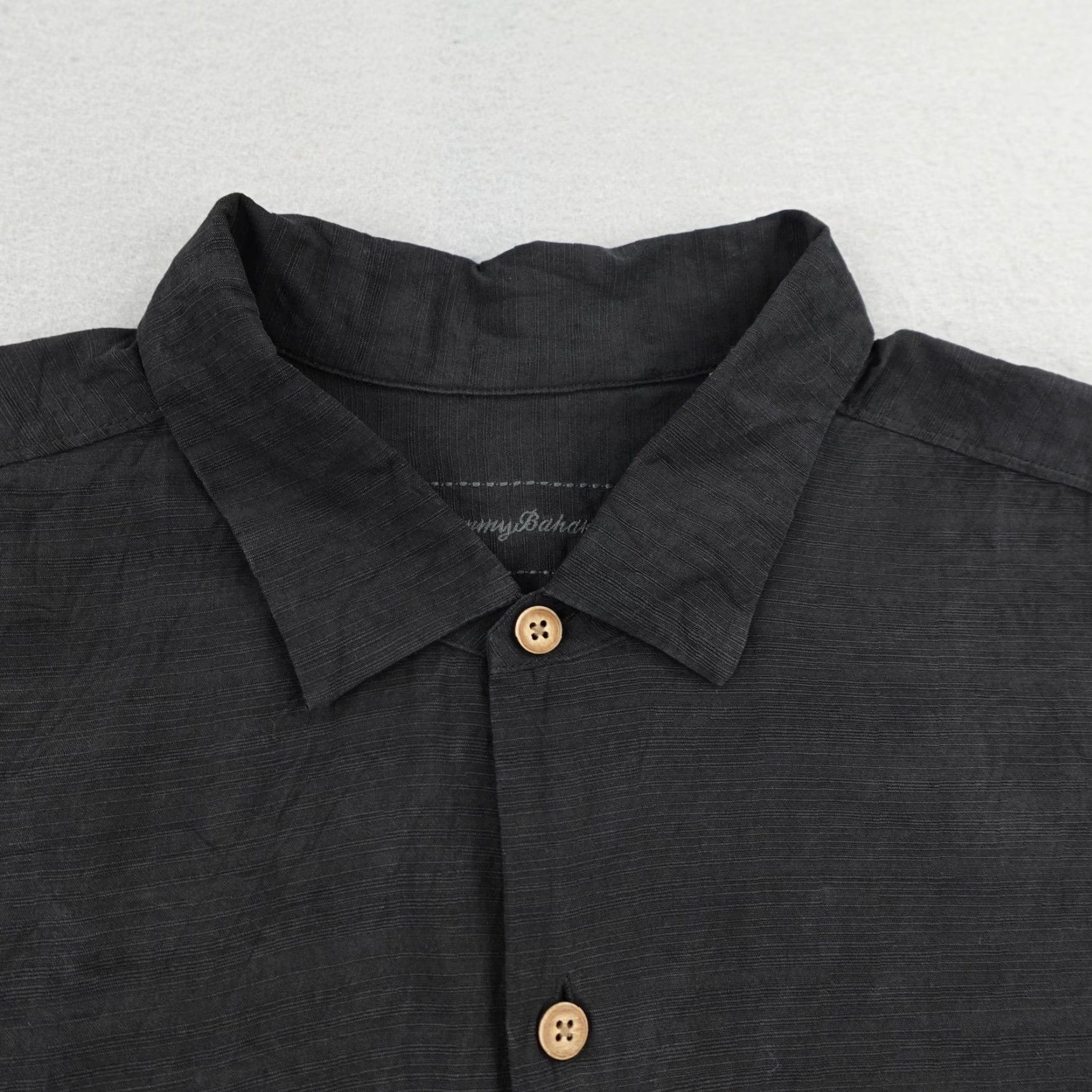 Tommy Bahama Tommy Bahama Shirt Mens 2XL Black Silk Motorcycle Races Embroidered Button Up Size US XL / EU 56 / 4 - 3 Thumbnail