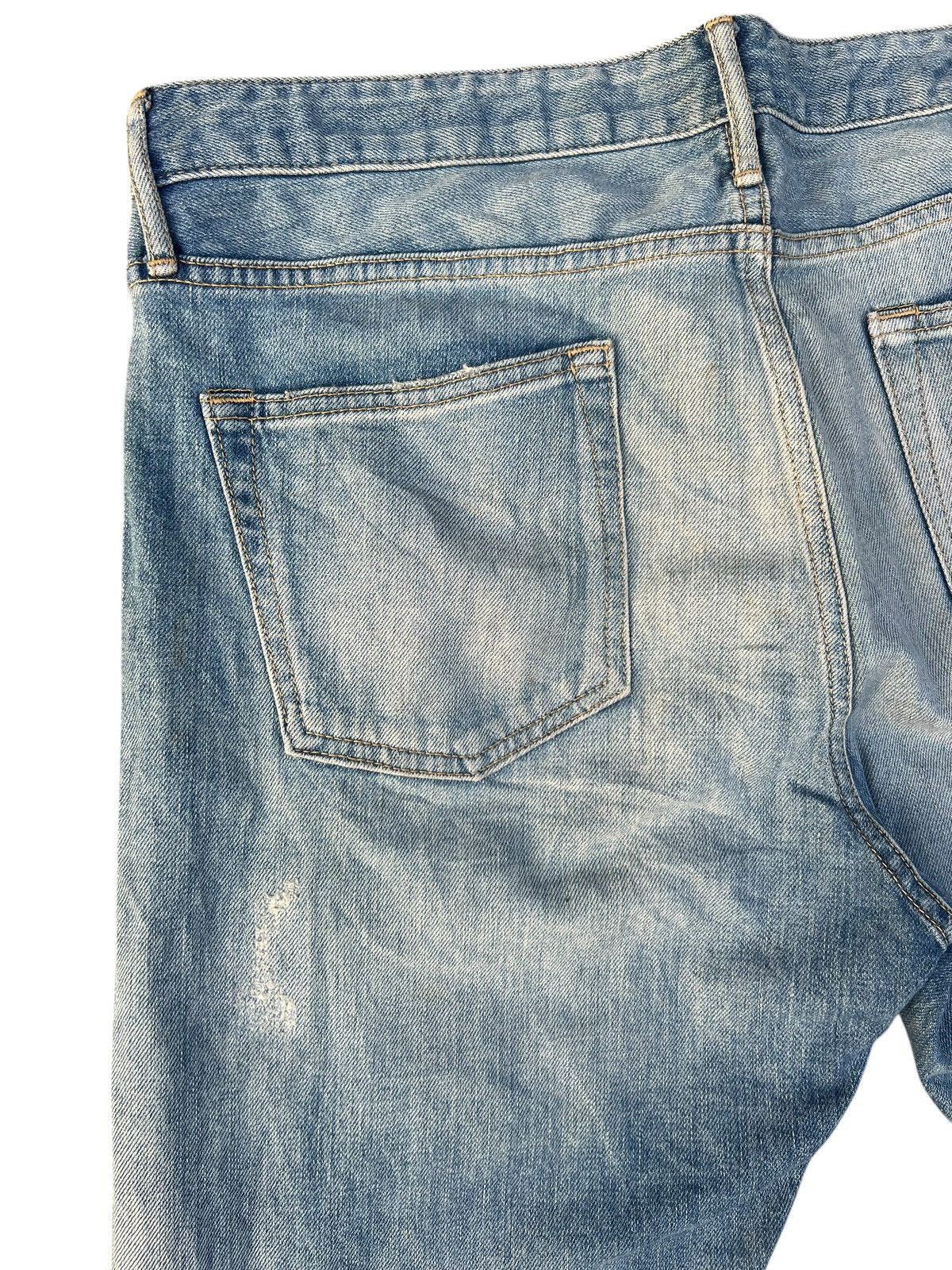 Japan Blue Jeans Dirty Mud Japan Blue Distressed Denim Stretch Sun Set Jeans Size US 32 / EU 48 - 14 Thumbnail