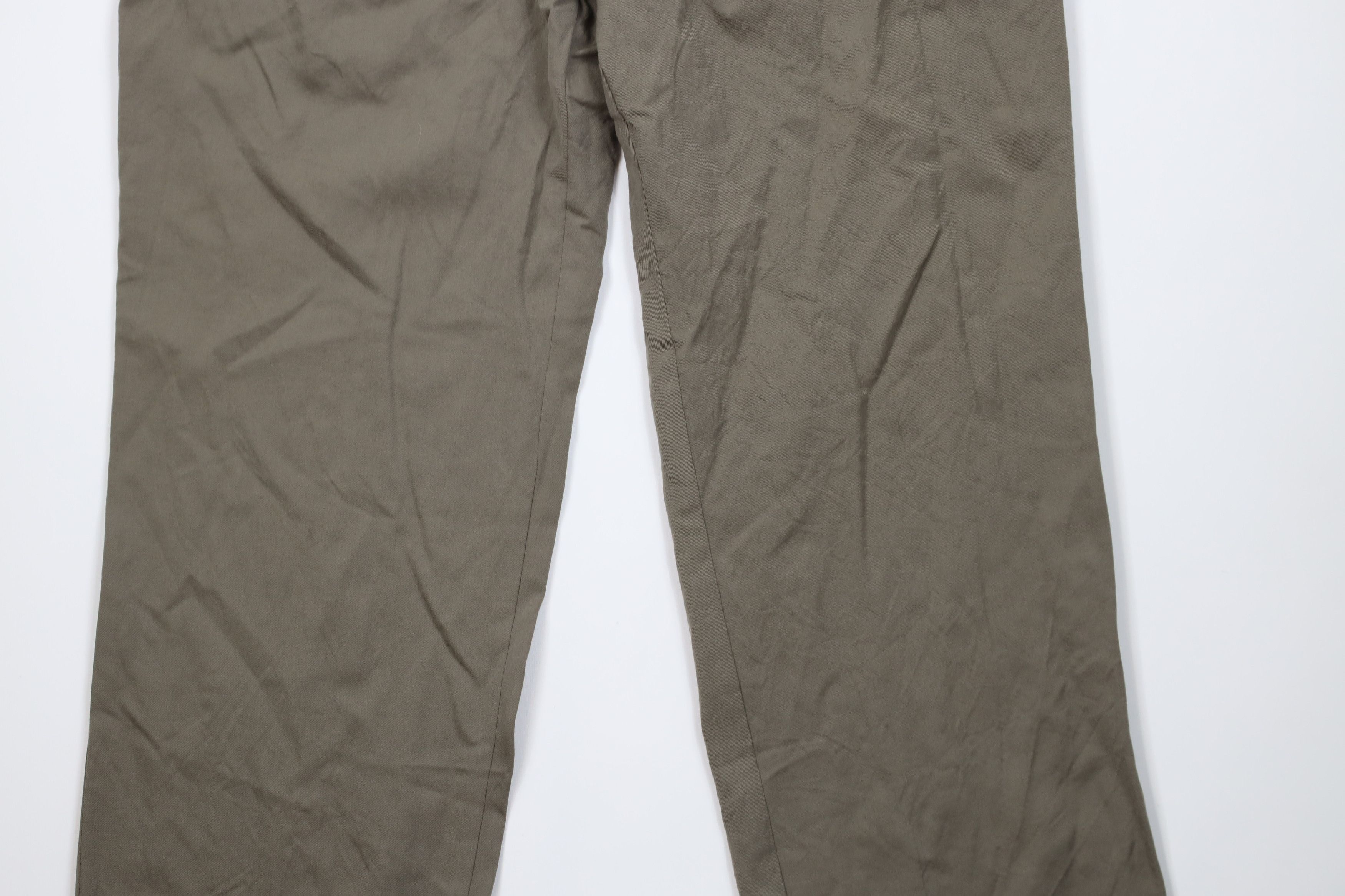 Brooks Brothers Vintage 90s Brooks Brothers Cuffed Wide Leg Chino Pants Size US 36 / EU 52 - 3 Thumbnail