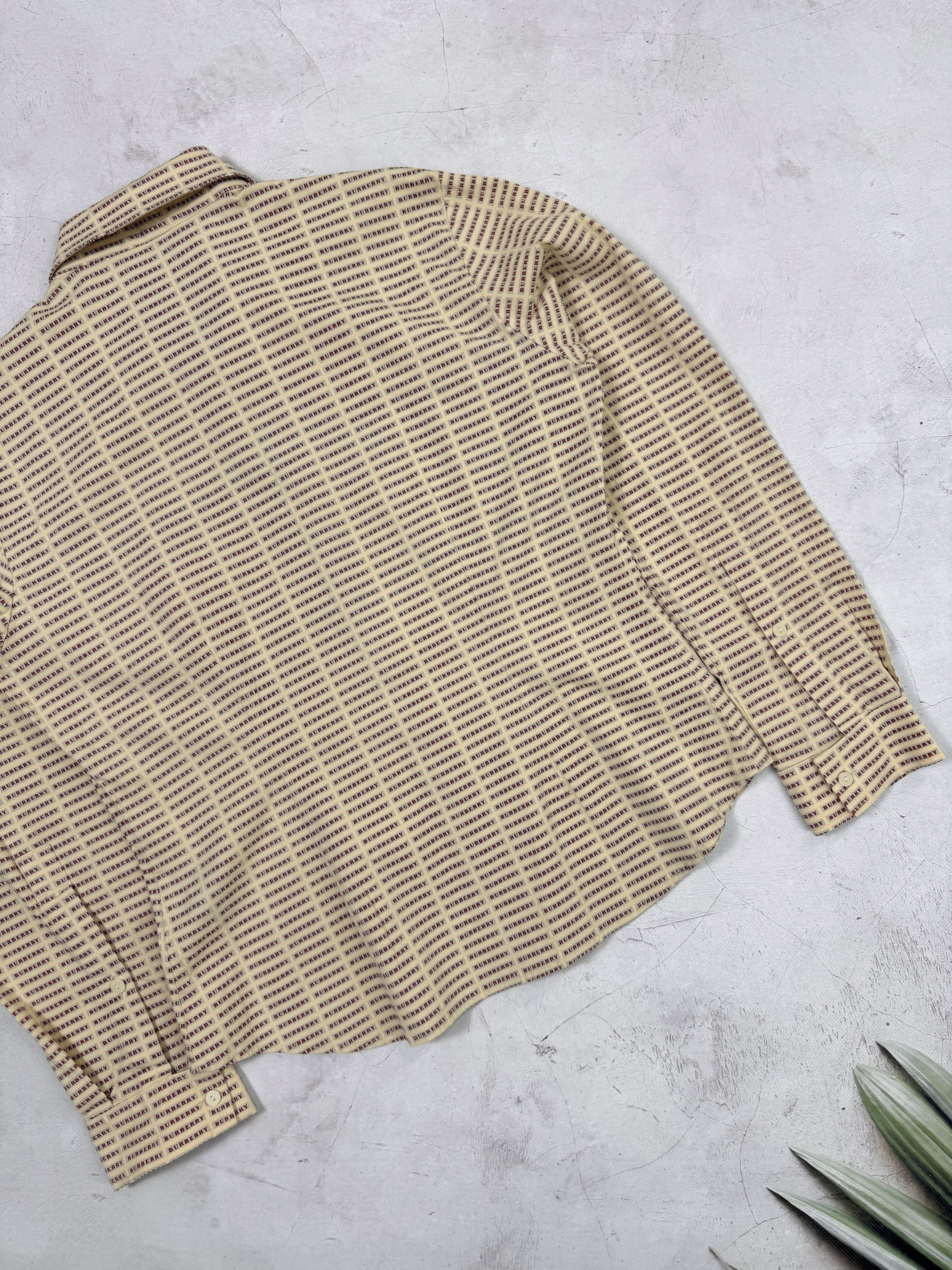 Burberry Vintage Burberry London Shirt Blouse Monogram Logo Women Size L / US 10 / IT 46 - 20 Thumbnail