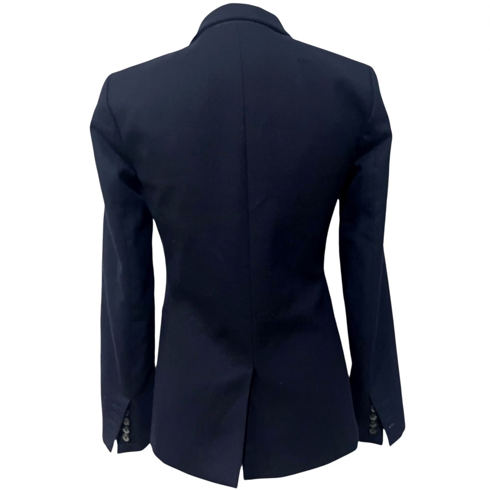 J.Crew J.Crew Blazer Shirt Jacket Wool Flannel Navy Blue Regent 0 Women's Blazer Long Sleeve Button Lined Size XS / US 0-2 / IT 36-38 - 5 Thumbnail