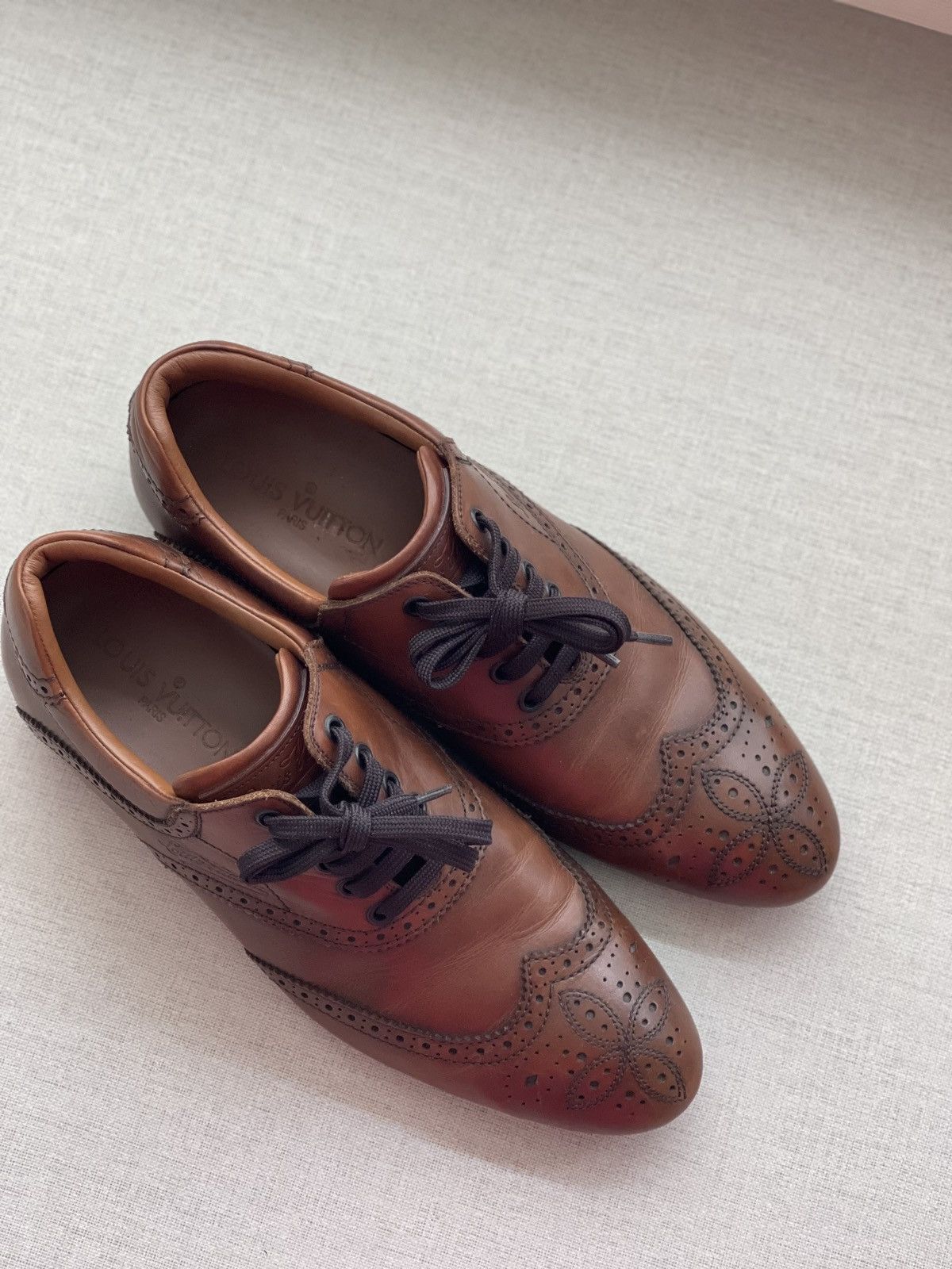Louis Vuitton Louis Vuitton Leather Shoes Size US 6.5 / EU 39-40 - 2 Thumbnail