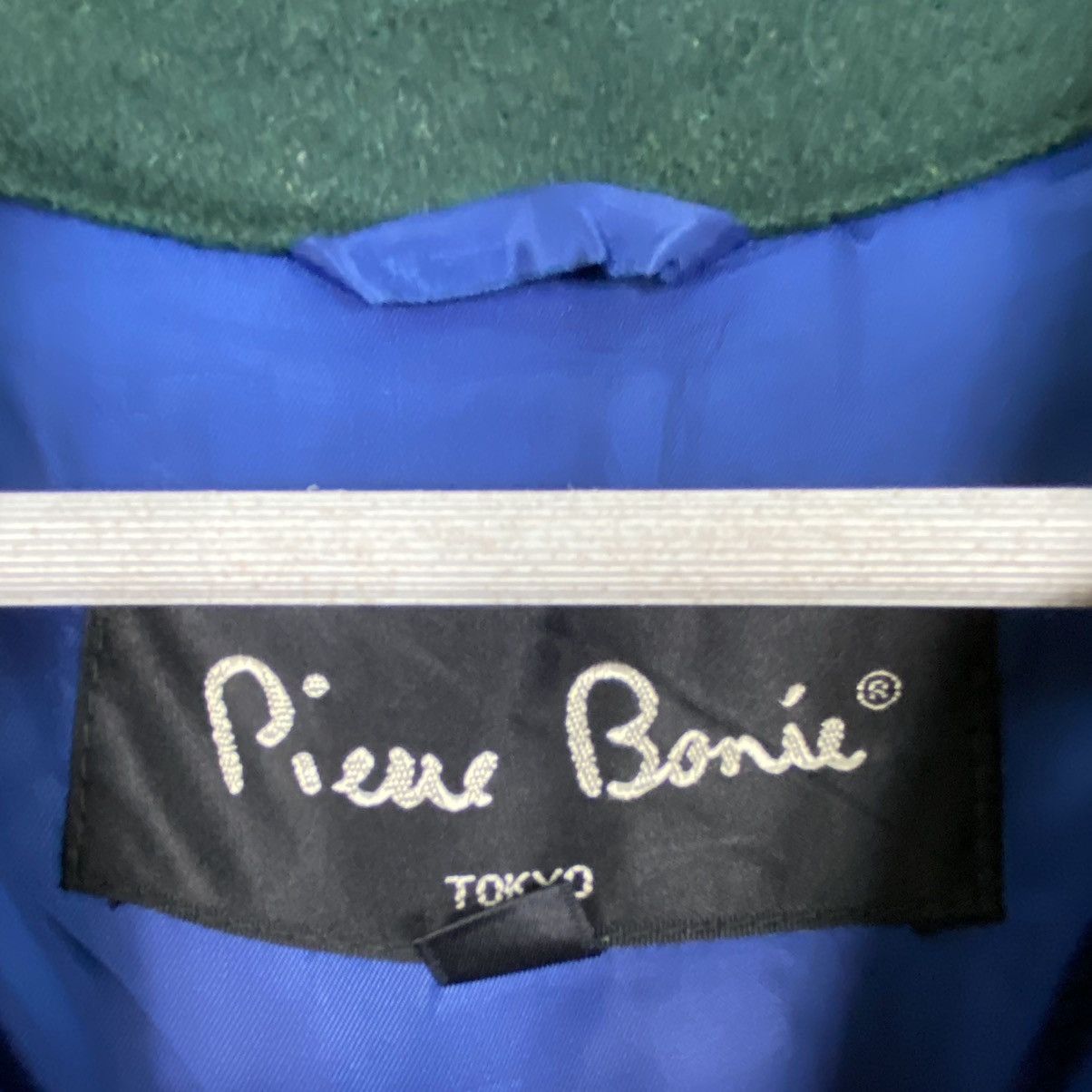 Addict Clothes Japan Vintage 90s Pierre Bonee Green Bomber Wool Jacket Size US L / EU 52-54 / 3 - 12 Thumbnail
