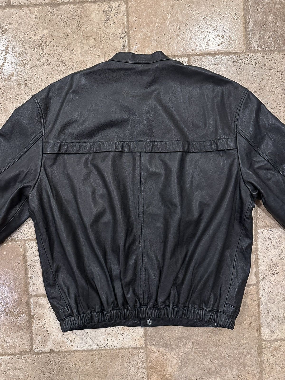 Lemaire Lemaire Stand Collar Blouson Soft Nappa Leather Black Jacket Size US XL / EU 56 / 4 - 12 Thumbnail