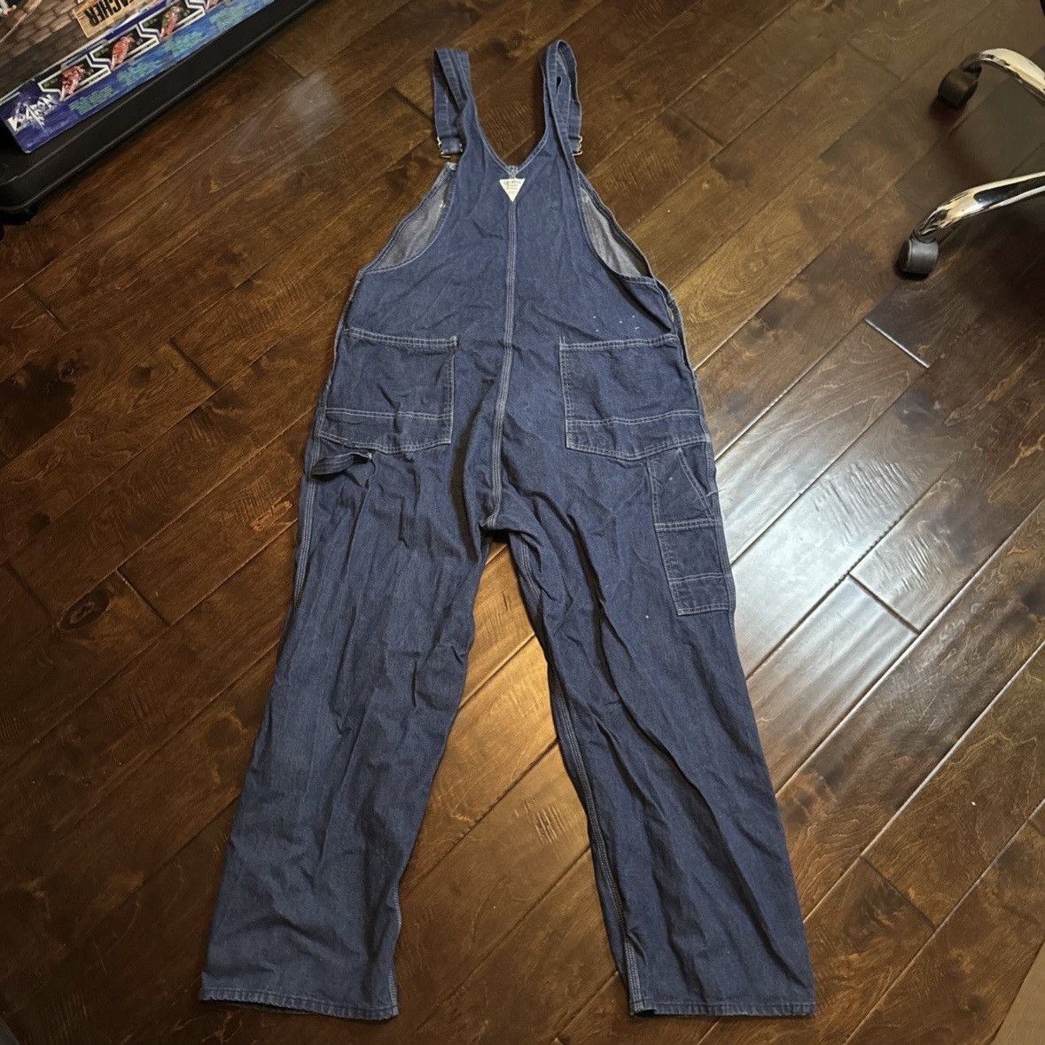 Oshkosh OshKosh B'gosh Union USA Sanforized Vestbak Denim Overalls Size US 44 / EU 60 - 6 Thumbnail