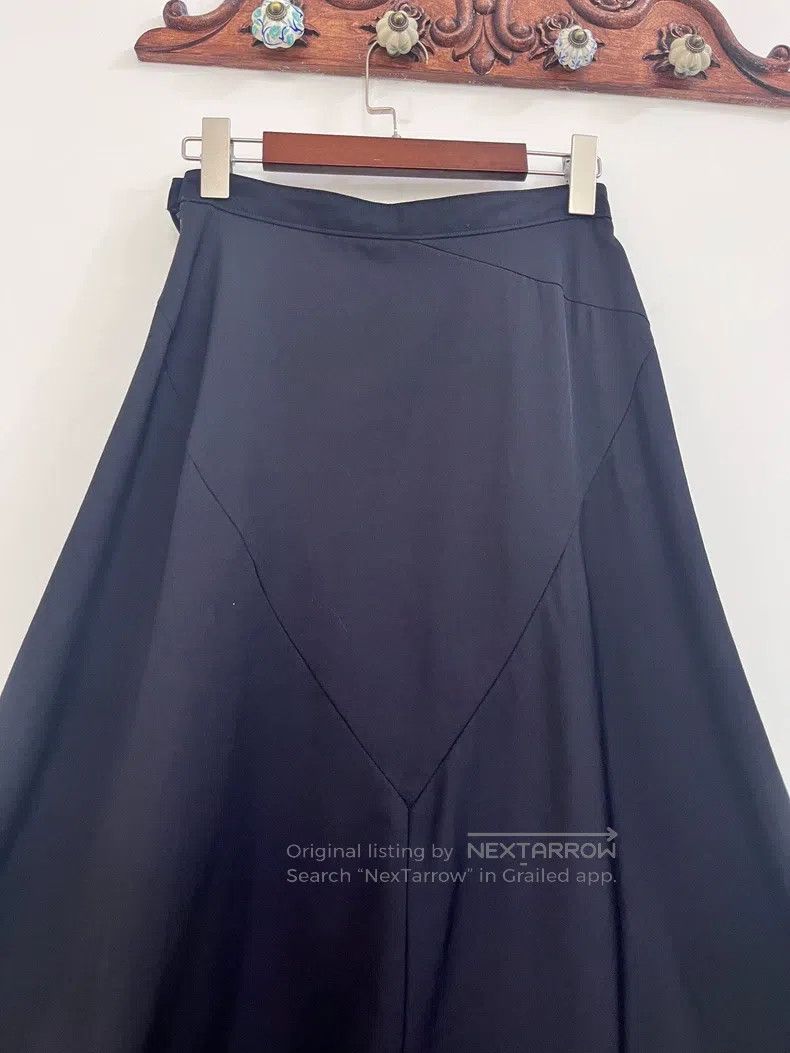 Comme des Garcons Comme Des Garcons size M Navy Blue Design Cut Skirt Umbrel Size 23" - 4 Thumbnail