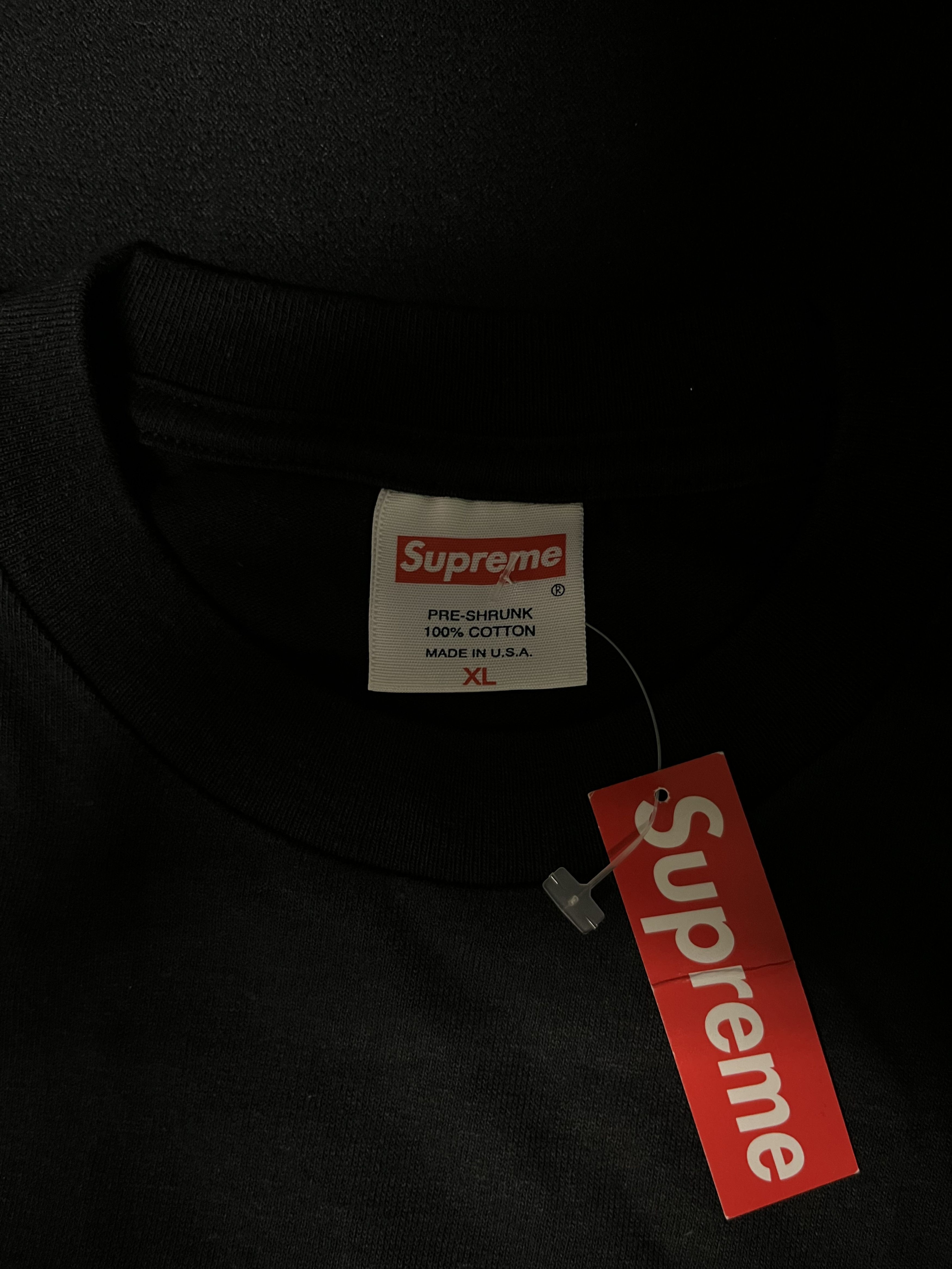 Supreme Supreme Illegal Business Controls America Black Tee Size US XL / EU 56 / 4 - 10 Thumbnail