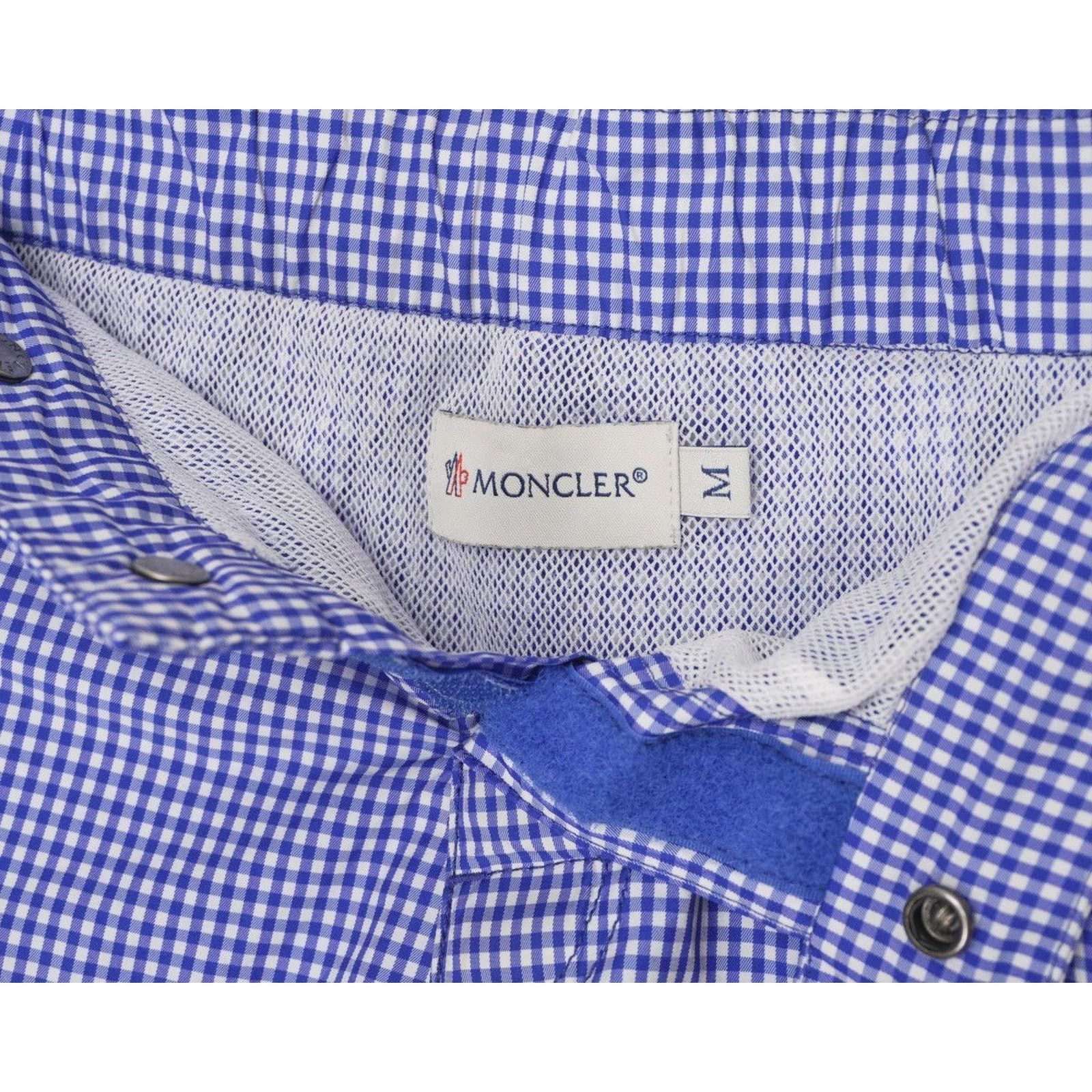 Moncler Moncler Solid Two Tone Nylon Logo Boxer Mare Swim Shorts Size US 32 / EU 48 - 6 Thumbnail