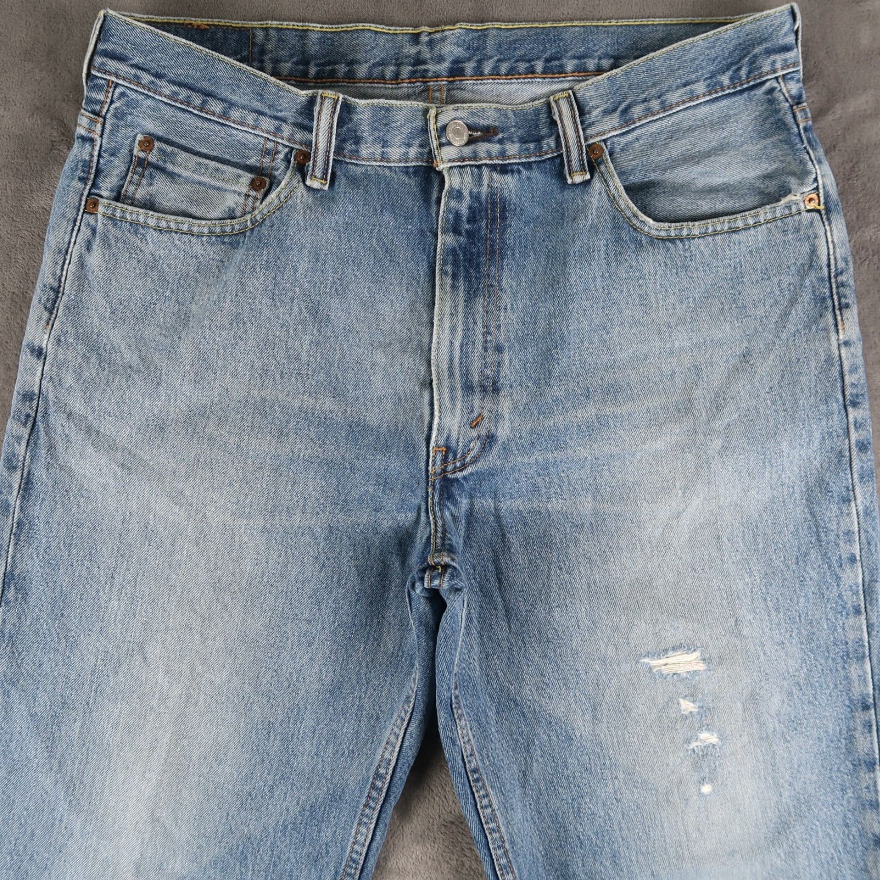 Levi's Levis 550 Mens Jeans 36x32 Blue Denim Size US 36 / EU 52 - 3 Thumbnail