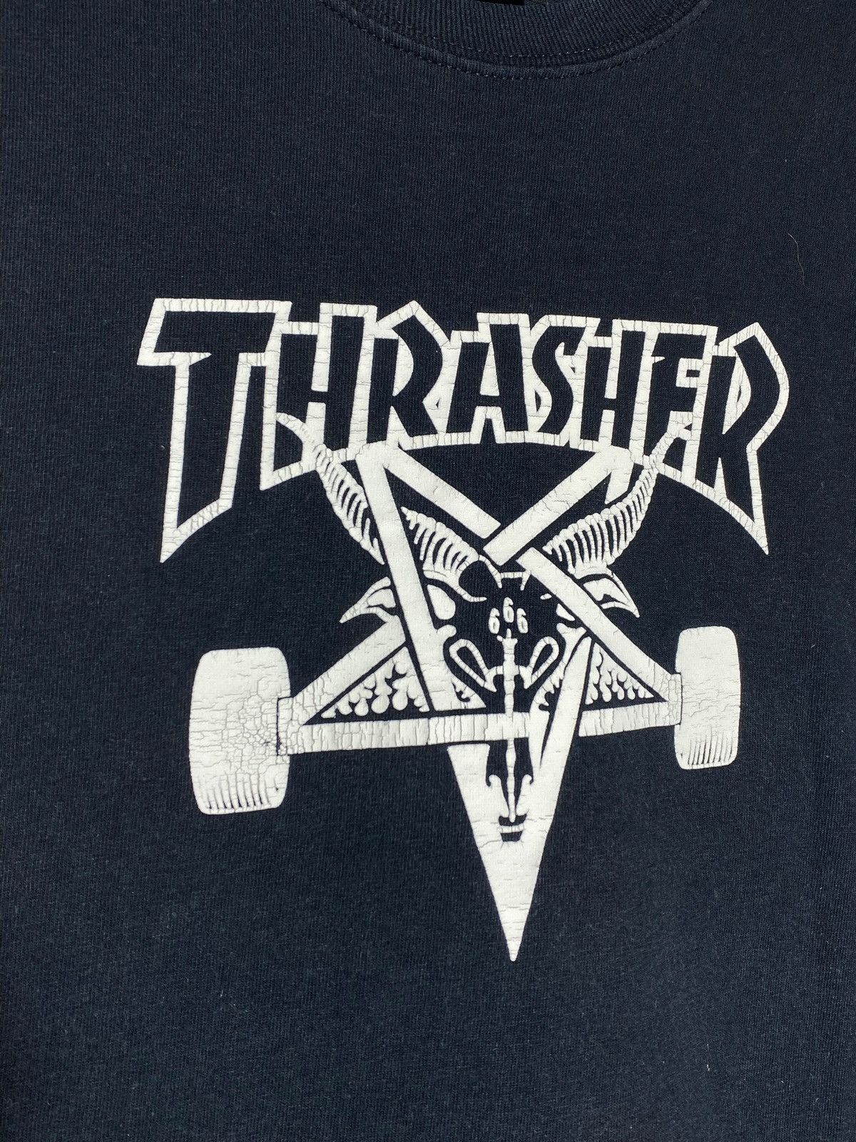 Thrasher 🔥 VINTAGE 2000s THRASHER SK8 FADED SHORT SLEEVE T-SHIRT🔥 Size US S / EU 44-46 / 1 - 4 Thumbnail