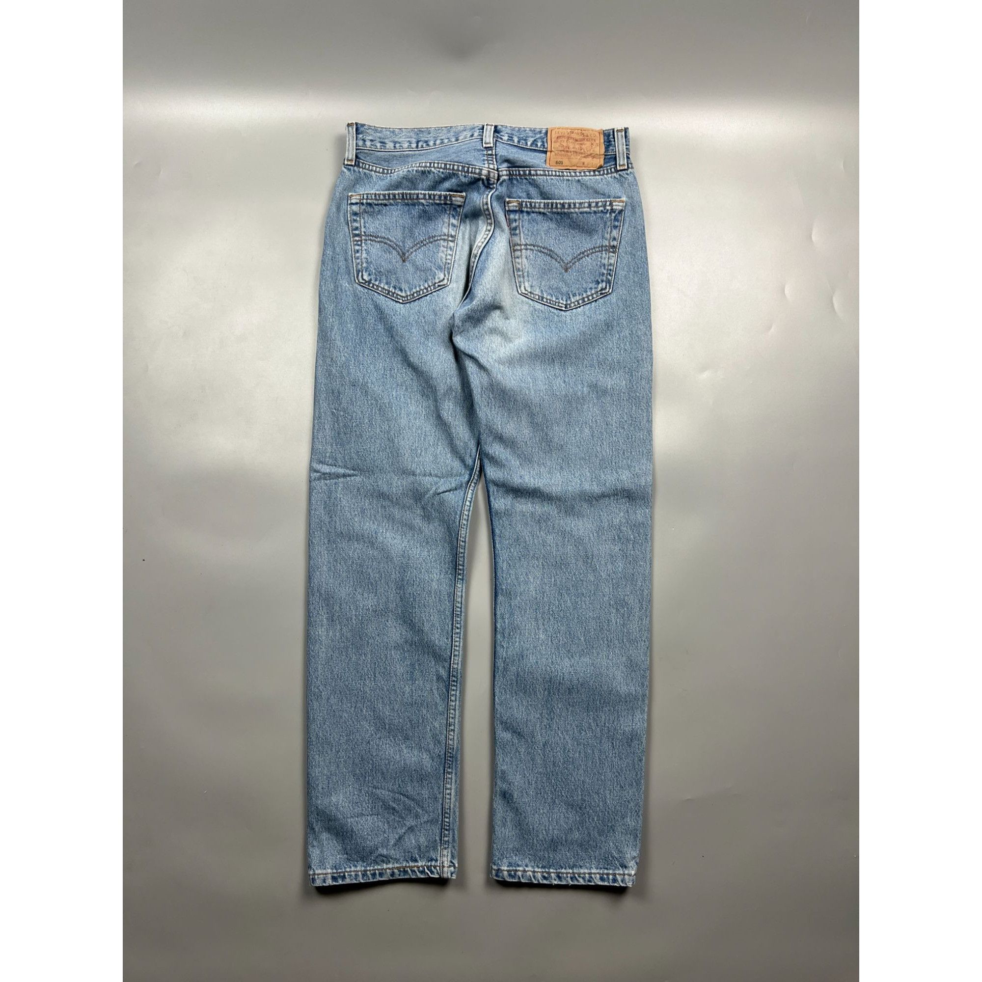 Levi's Levi’s 501 Light Wash Made In USA Denim Jeans Pants (Y0873) Size US 32 / EU 48 - 8 Thumbnail