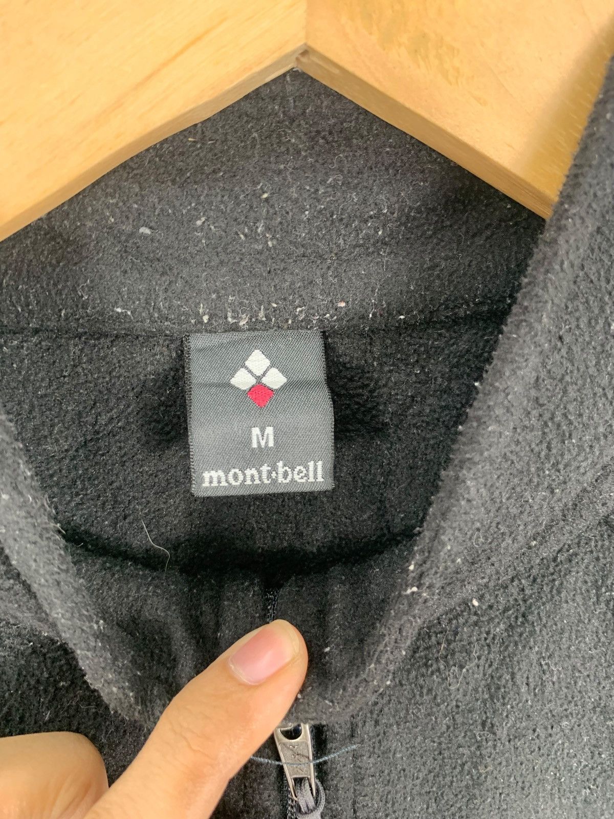 Montbell Vintage MONTBELL CHAMEECE MICROFLEECE Black Fleece Jacket Size US M / EU 48-50 / 2 - 7 Thumbnail