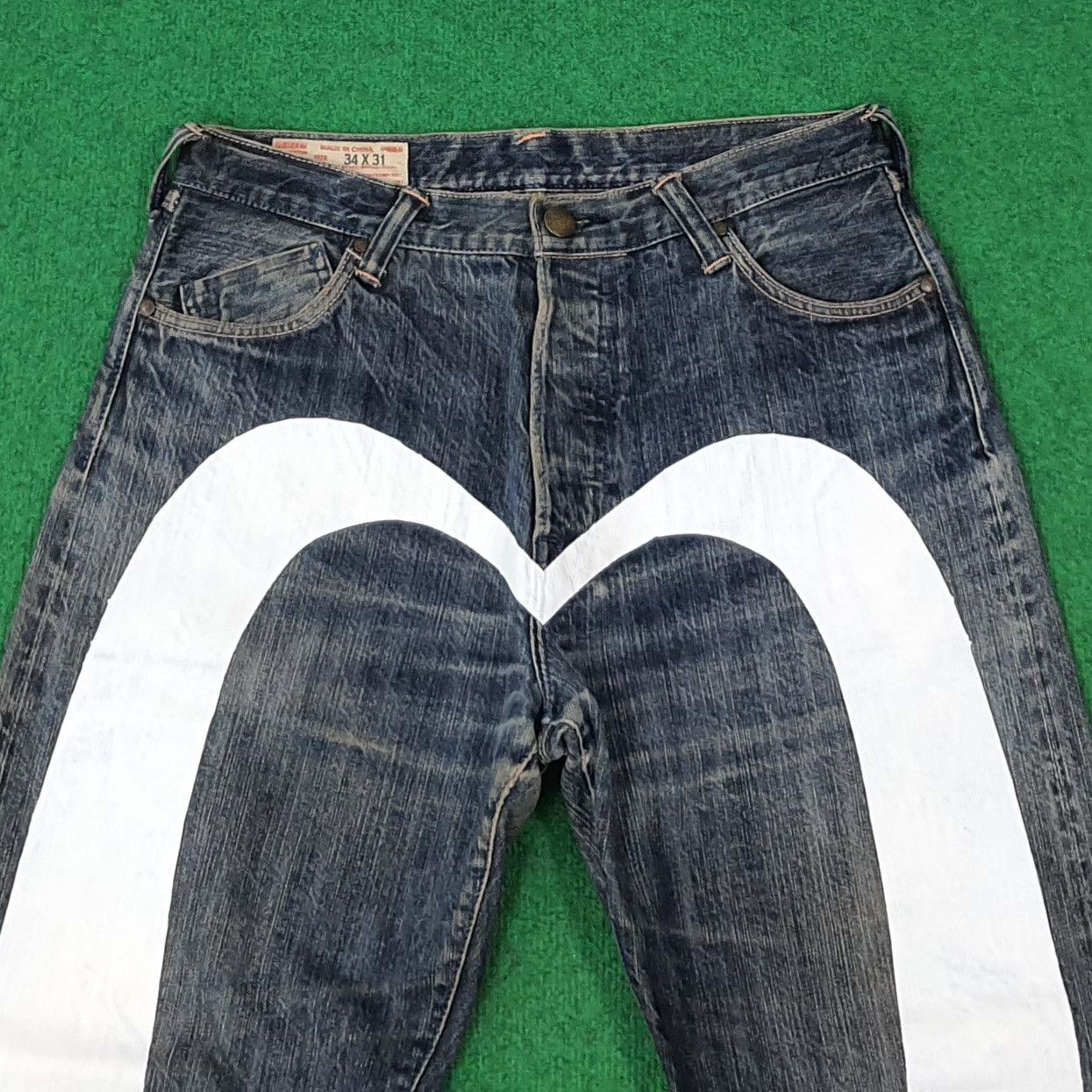Evisu Vintage Evisu Japan Selvedge Custom Daicock C272N30 Size US 33 - 2 Thumbnail