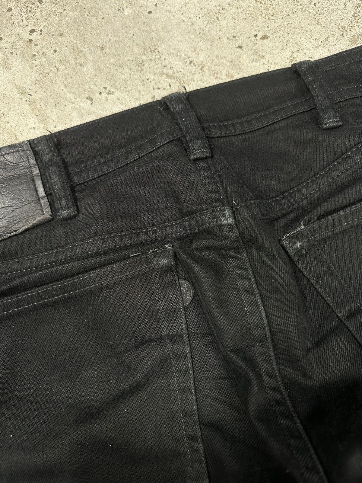 Acne Studios Acne Studios Bla Konst North Stay Black Denim Pants Jeans Size US 30 / EU 46 - 16 Thumbnail