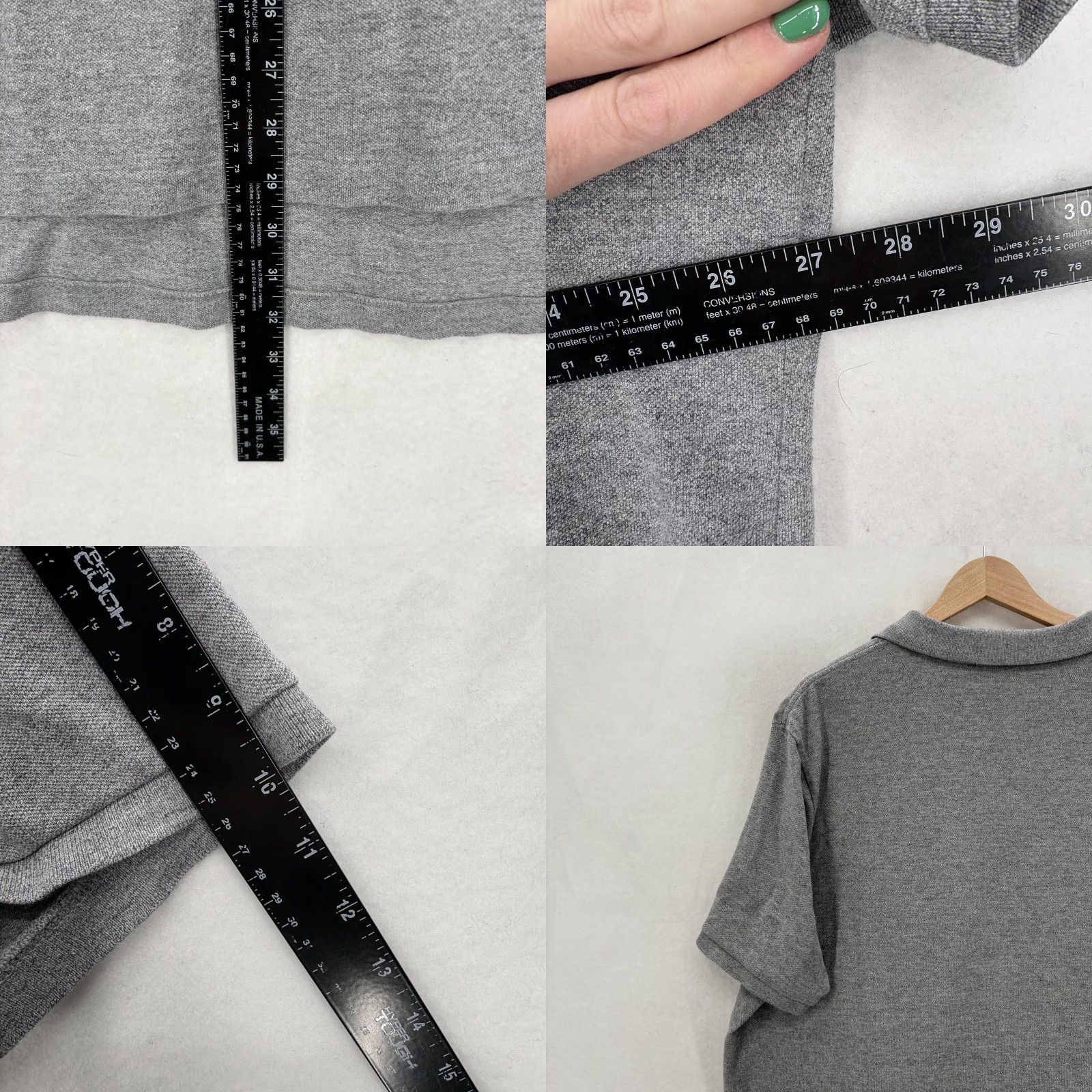 Polo Ralph Lauren Polo Ralph Lauren Polo Shirt Mens 2XL Gray Classic Fit Cotton Pony Logo Casual Short Sleeve Shirt Mens Size US XXL / EU 58 / 5 - 8 Thumbnail
