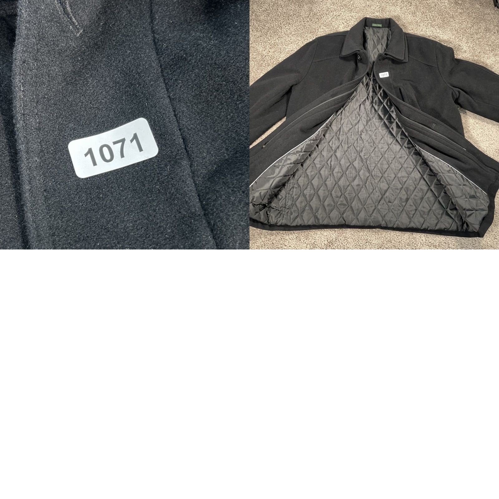 Ralph Lauren VINTAGE Lauren Ralph Lauren Jacket Mens 46R Black Wool Quilted Lined Drawstring Daywear Accessories Womens? Size US S / EU 44-46 / 1 - 9 Thumbnail