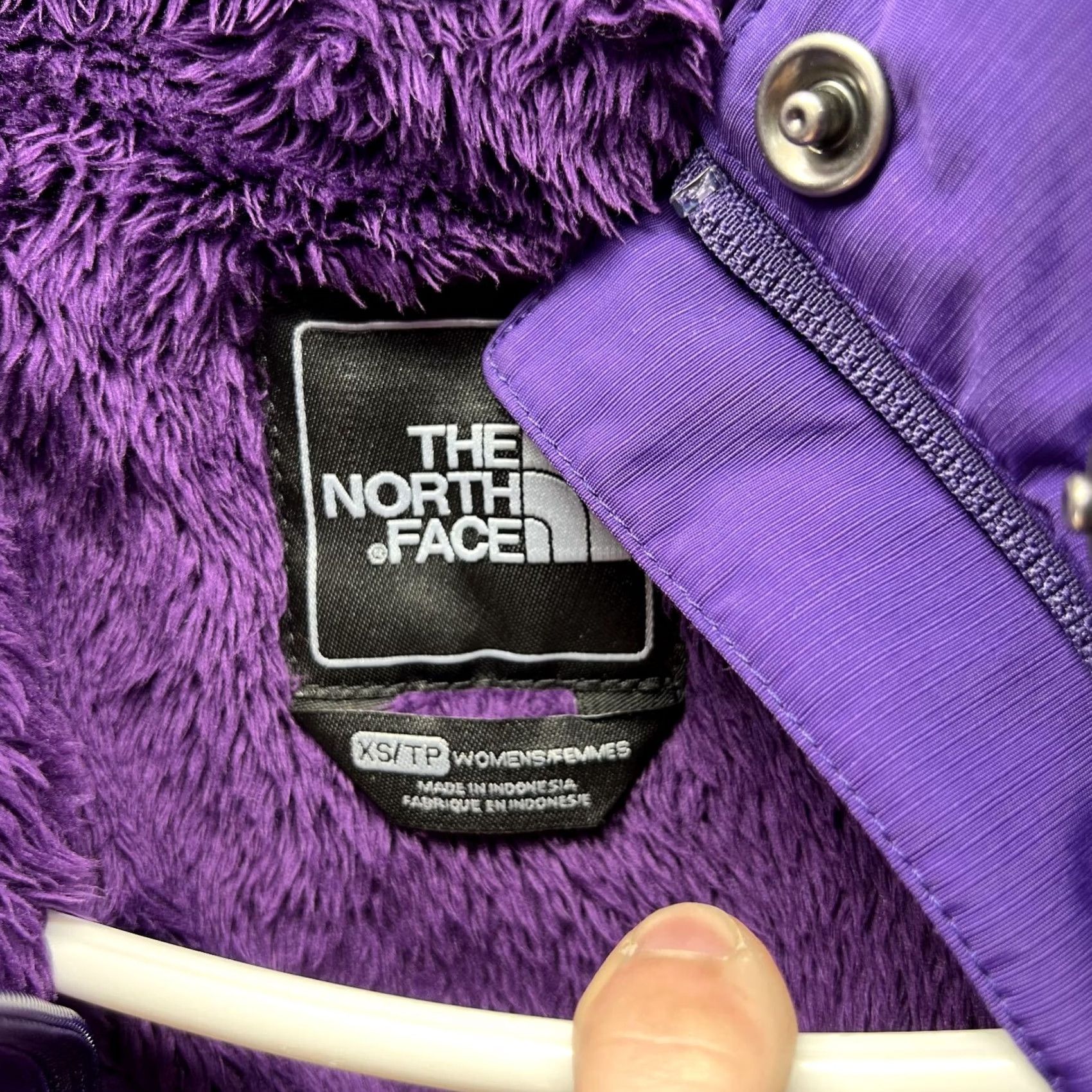 The North Face The North Face Jacket Women XS Parka Purple Full Zip Polyester Fur Lined Hyvent Size XS / US 0-2 / IT 36-38 - 5 Thumbnail