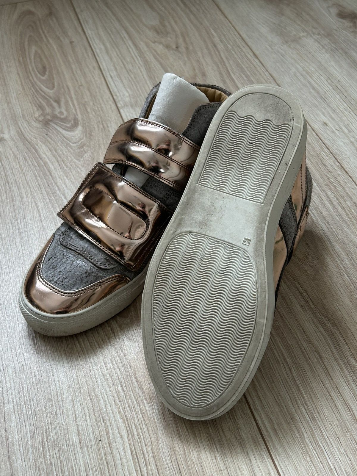 Maison Margiela MM6 Maison Margiela Velcro High-Top Sneakers (FW14–FW16) Size US 5.5 / IT 35.5 - 2 Thumbnail
