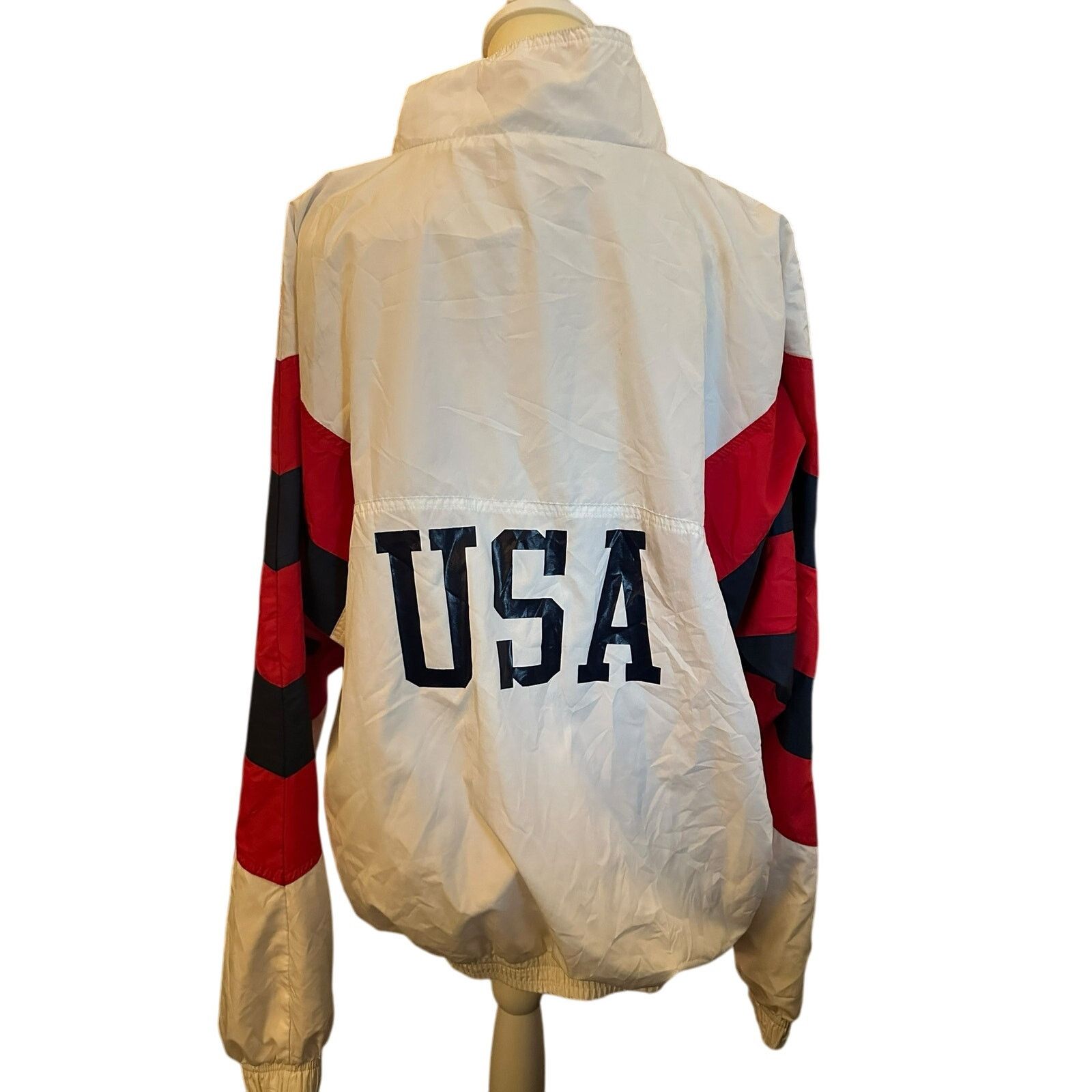 Adidas Adidas Vintage USA National Junior Squad Windbreaker, Size L Size US L / EU 52-54 / 3 - 1 Thumbnail