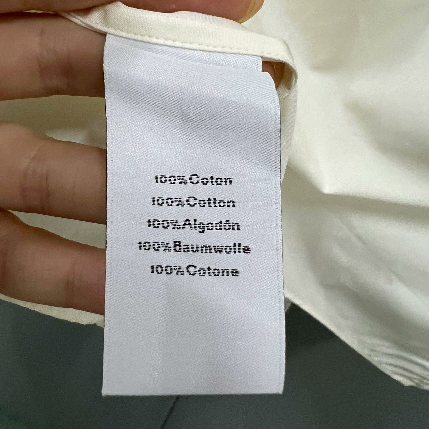 Hermes HERMES Off-White Paneled Shirt Size US M / EU 48-50 / 2 - 3 Thumbnail