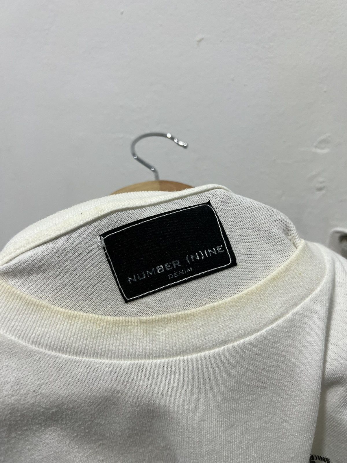 Number (N)ine × Vintage Number (N)ine Multi Spellout Blank Pocket Tshirt Size US M / EU 48-50 / 2 - 5 Thumbnail