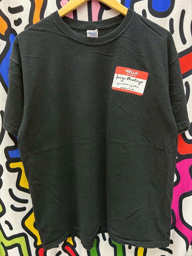 Vintage Vintage 2000s Inigo Montoya Princess Bride tshirt size L Size US L / EU 52-54 / 3 - 2 Thumbnail