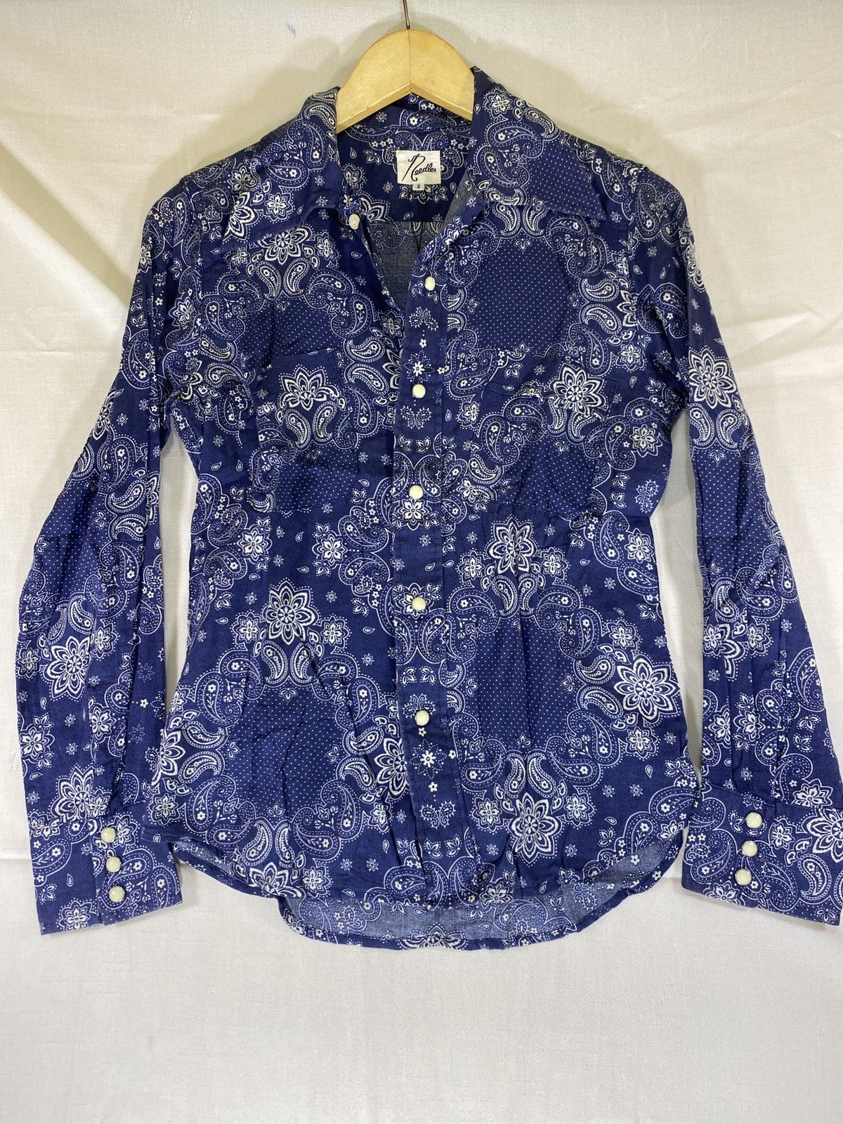 Needles bandana paisley cotton shirt slim fit Size US S / EU 44-46 / 1 - 1 Thumbnail