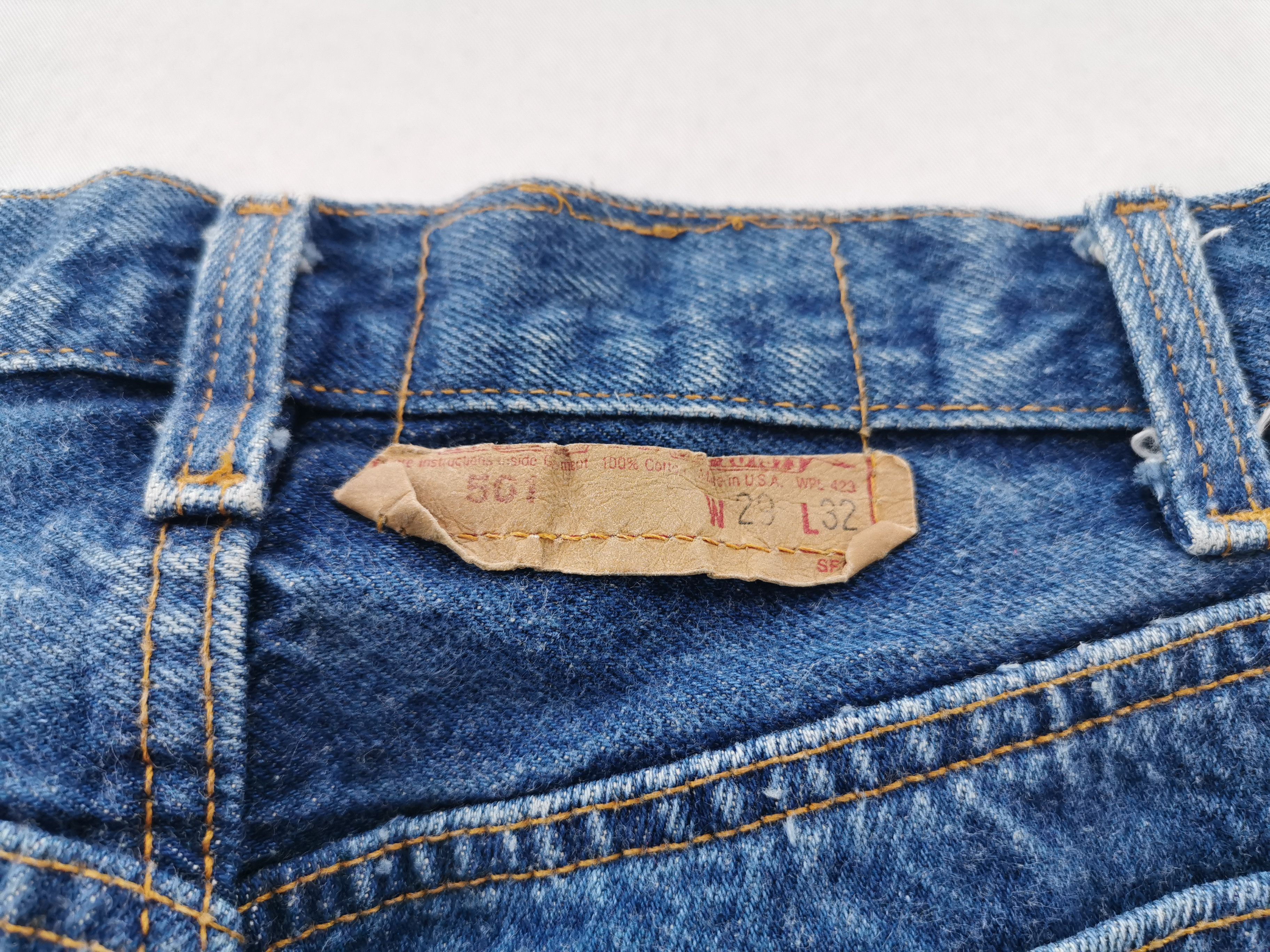 Levi's Distressed Vintage 90's Levis Lot 501 Denim Made In USA Size 25" / US 0 / IT 36 - 7 Thumbnail