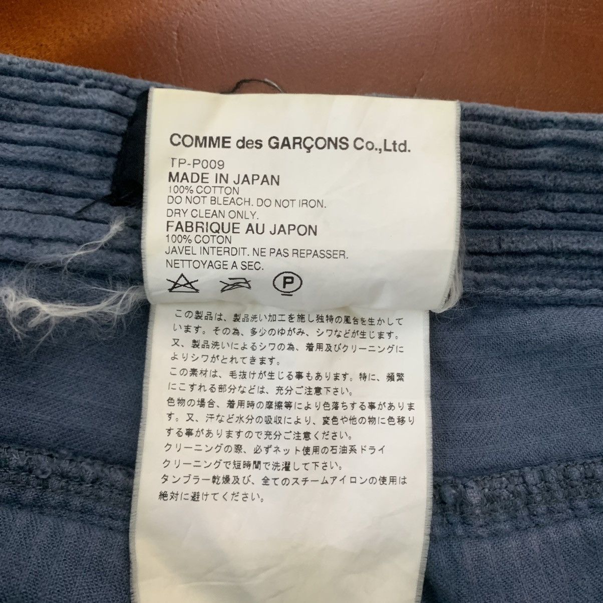 Comme des Garcons Comme Des Garcons Tricot TP-P009 Blue Corduroy Pants Size US 32 / EU 48 - 5 Thumbnail