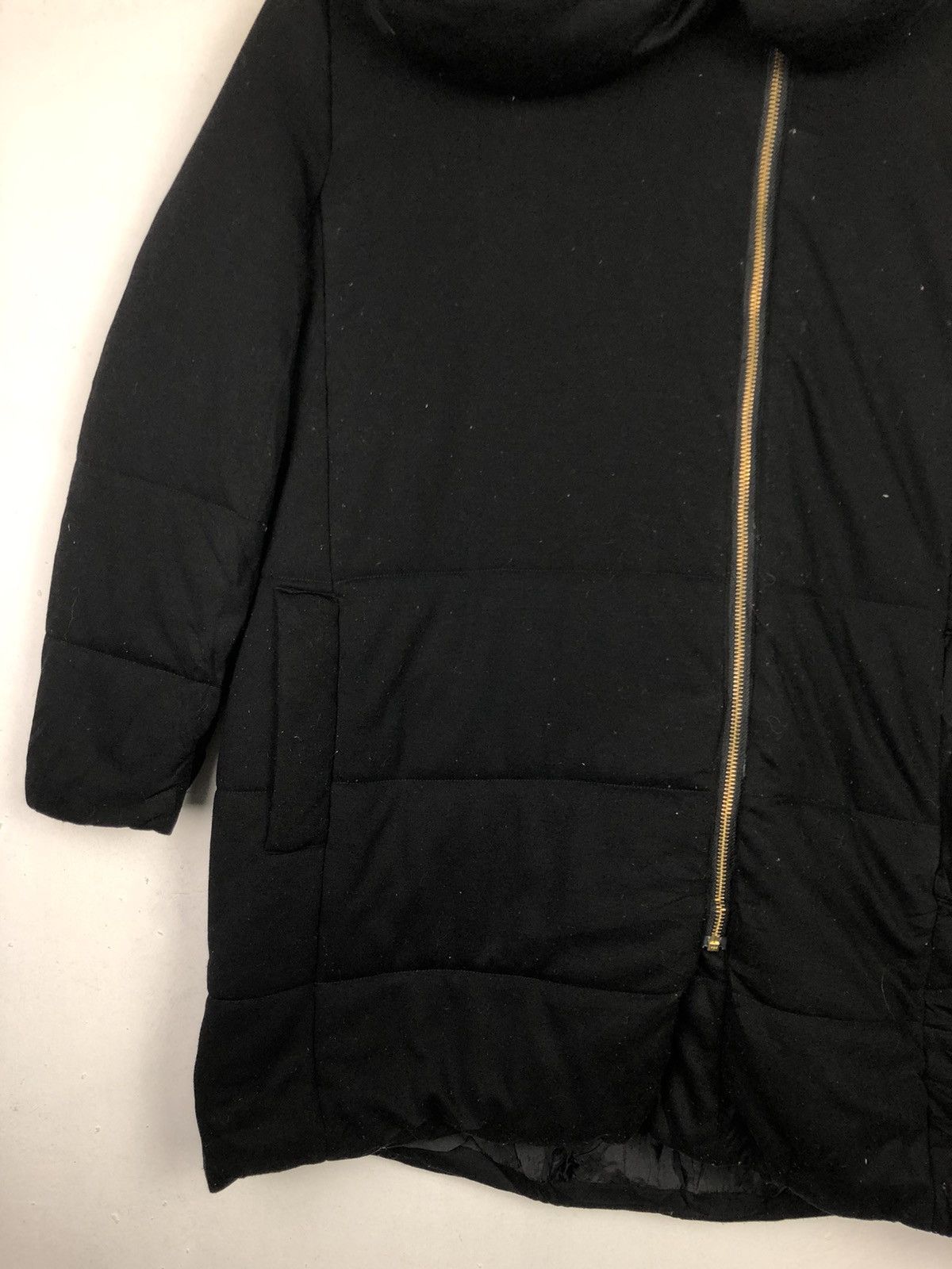 Gu Cross Zipper Long Jacket