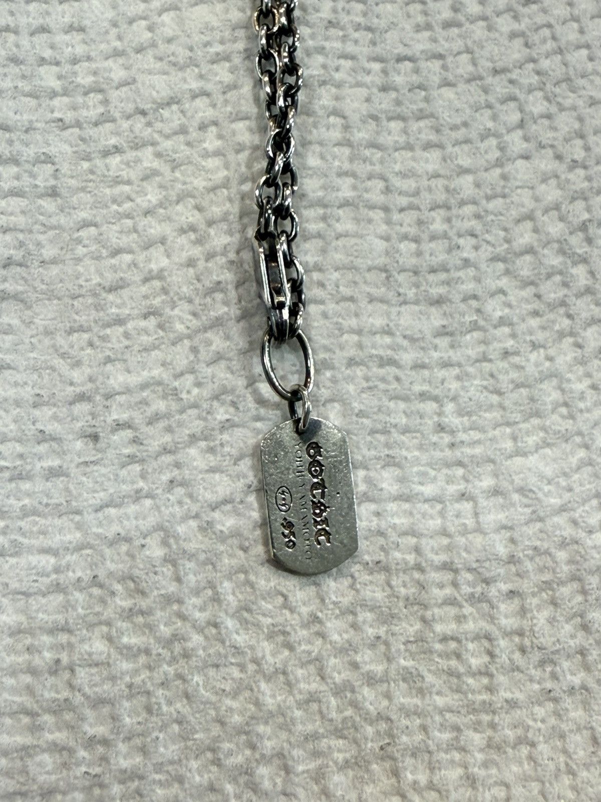 Yohji Yamamoto YOHJI YAMAMOTO GOTHIC SKULL DAGGER PENDANT + CHAIN Size ONE SIZE - 6 Thumbnail