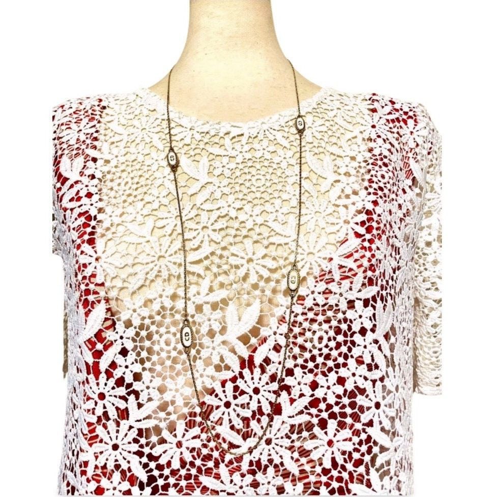 Dior Vintage Christian Dior skinny golden chain necklace Size ONE SIZE - 9 Thumbnail