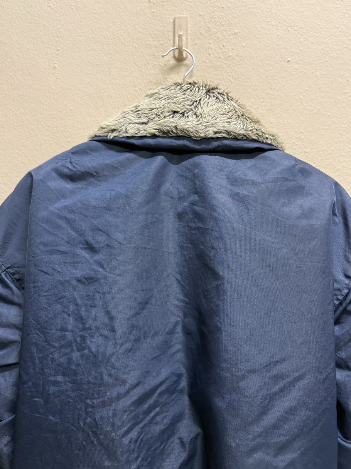 Vintage Fire fox world island faux fur bomber jacket Size US XL / EU 56 / 4 - 23 Thumbnail