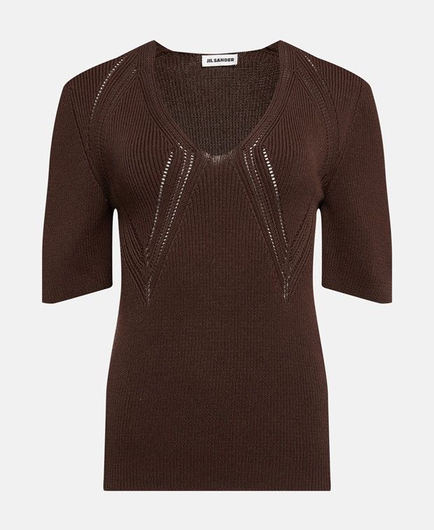 Short-sleeved pullover