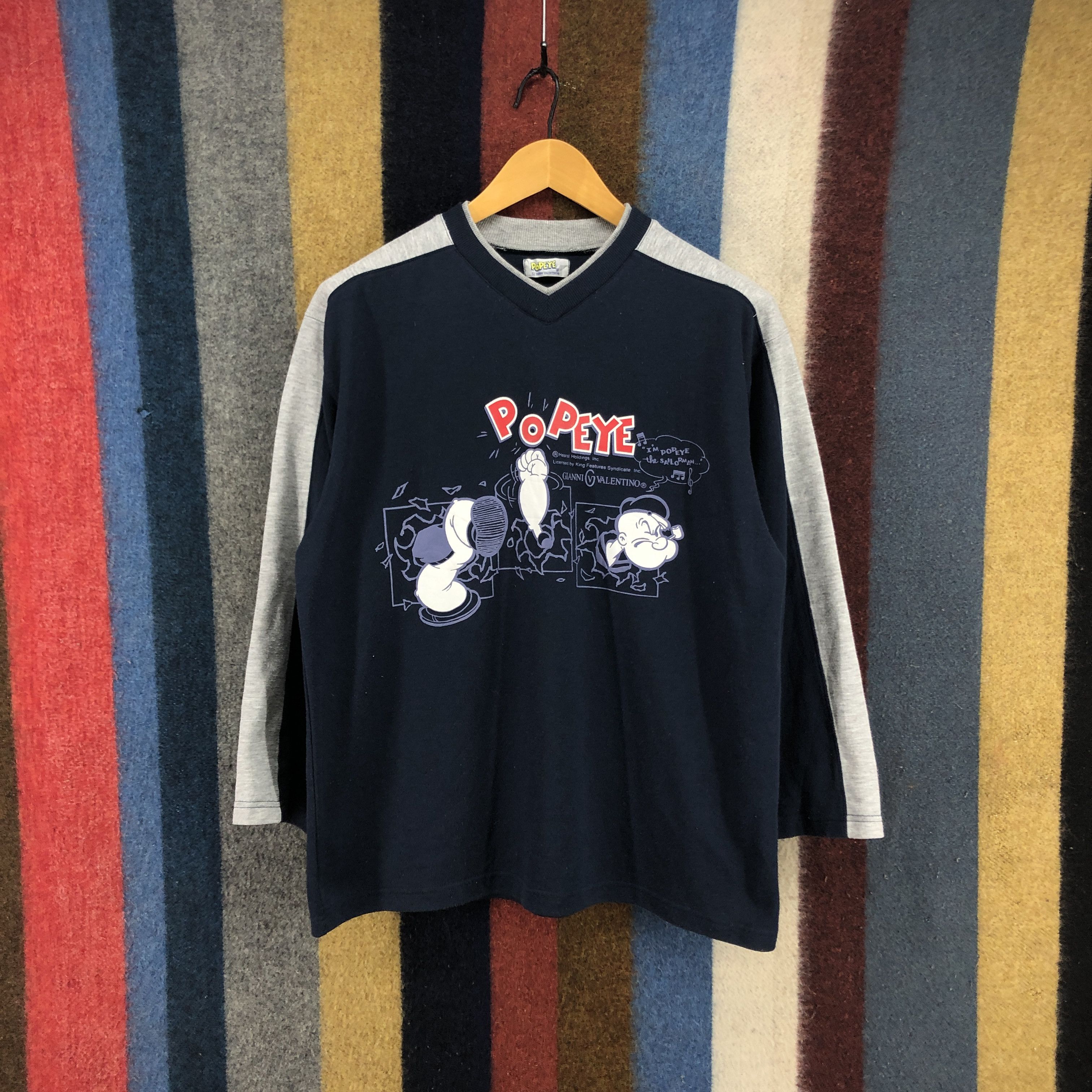 Gianni Valentino GIANNI VALENTINO x POPEYE Crew Neck Sweatshirt #0607/Z Size US M / EU 48-50 / 2 - 1 Thumbnail