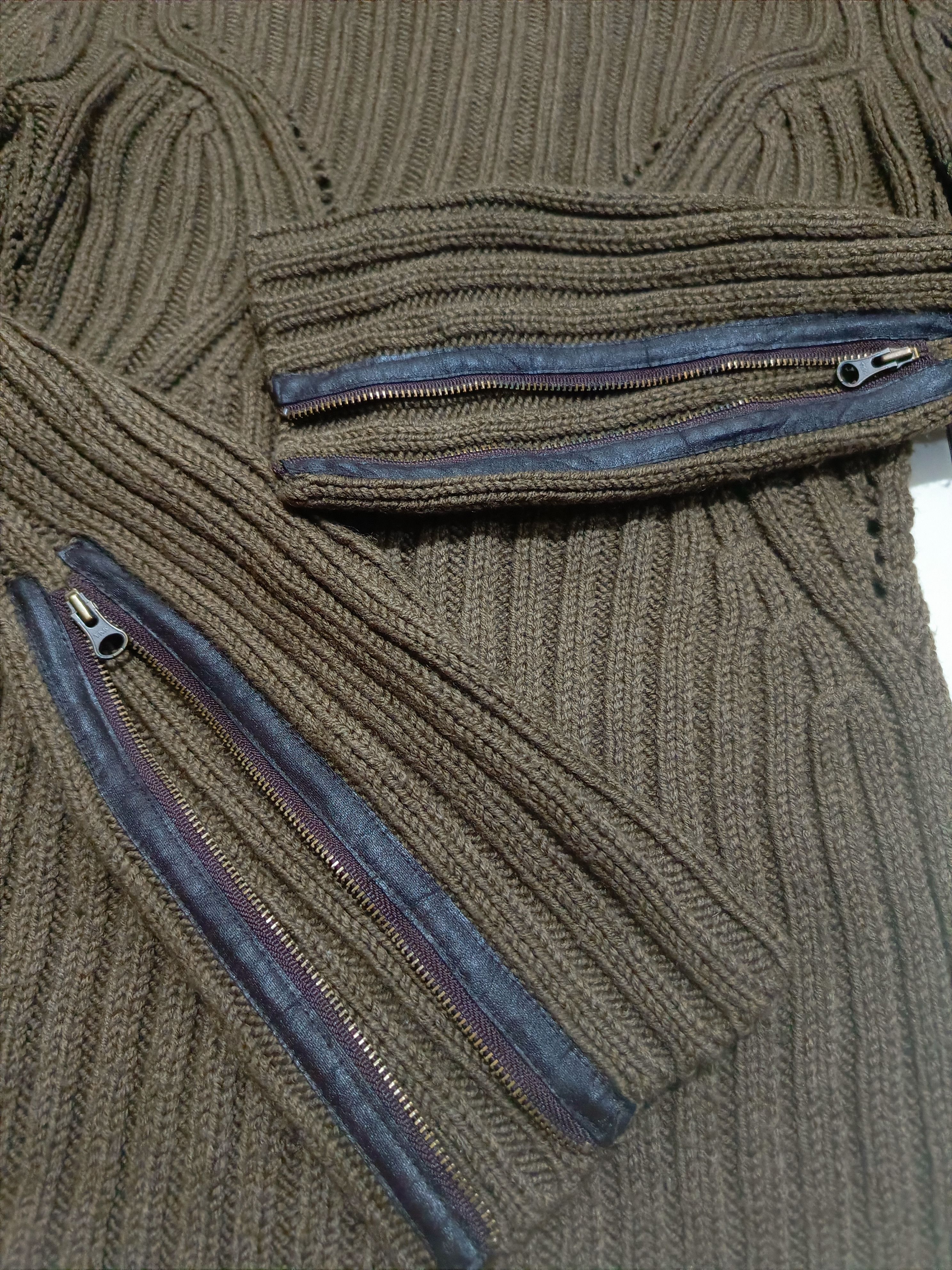 Seditionaries Bondage Mohair Knit Sweater Zip Up Size US M / EU 48-50 / 2 - 4 Thumbnail
