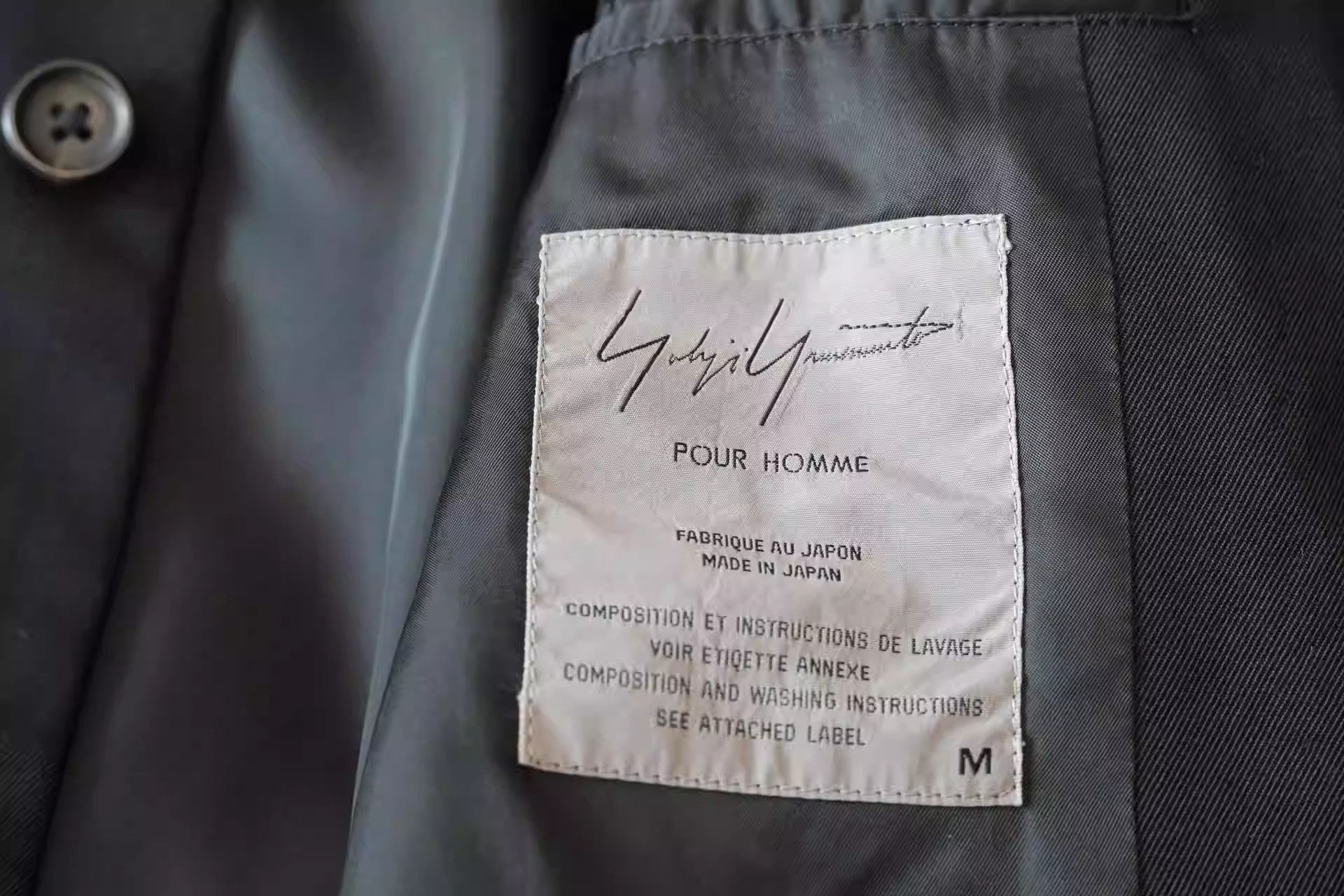 Yohji Yamamoto Yohji Yamamoto 97AW Wax Period People's Wool Jacket Size US M / EU 48-50 / 2 - 3 Thumbnail