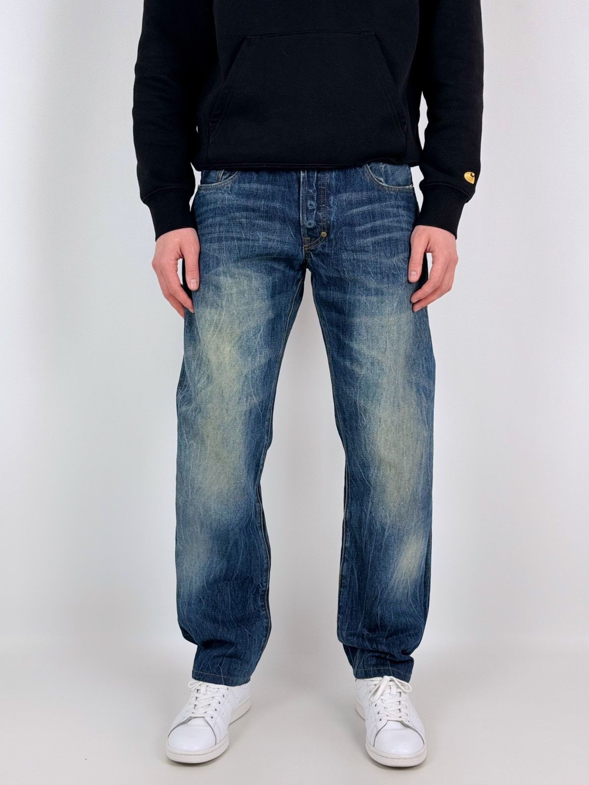 Prps PRPS Washed Selvage Denim Jeans Size US 34 / EU 50 - 1 Thumbnail