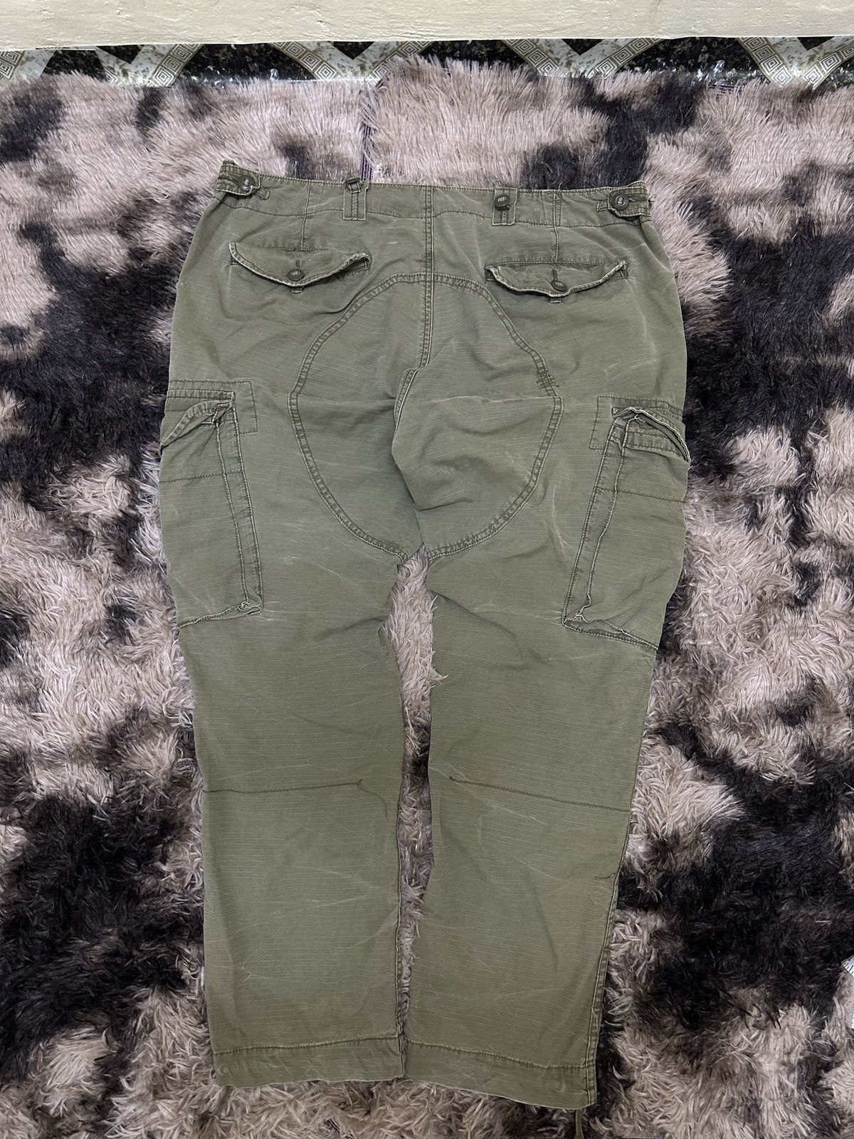 Polo Ralph Lauren Vintage Polo Ralph Lauren Trousers Man Combat Tactical Pants Size US 41 - 2 Thumbnail